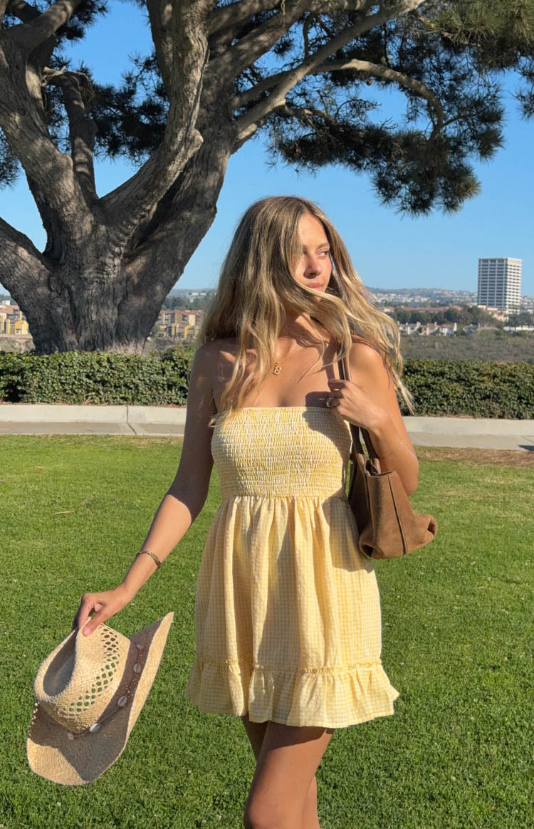 Kimmy Yellow Mini Dress