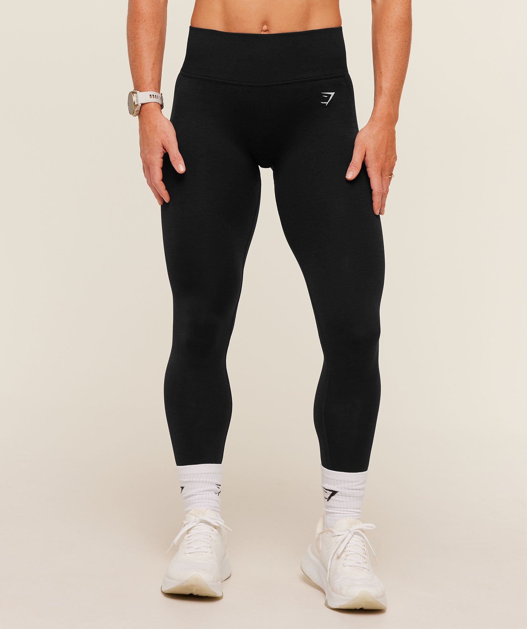 Gymshark Relay Seamless High-Rise Leggings - Black