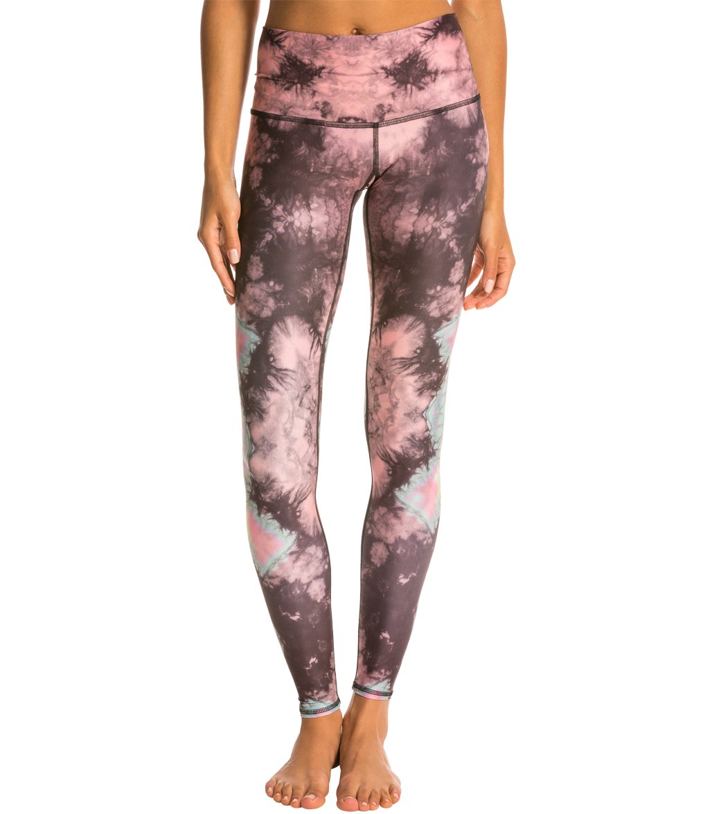 Teeki Eagle Feather Pink Hot Pant Yoga Leggings