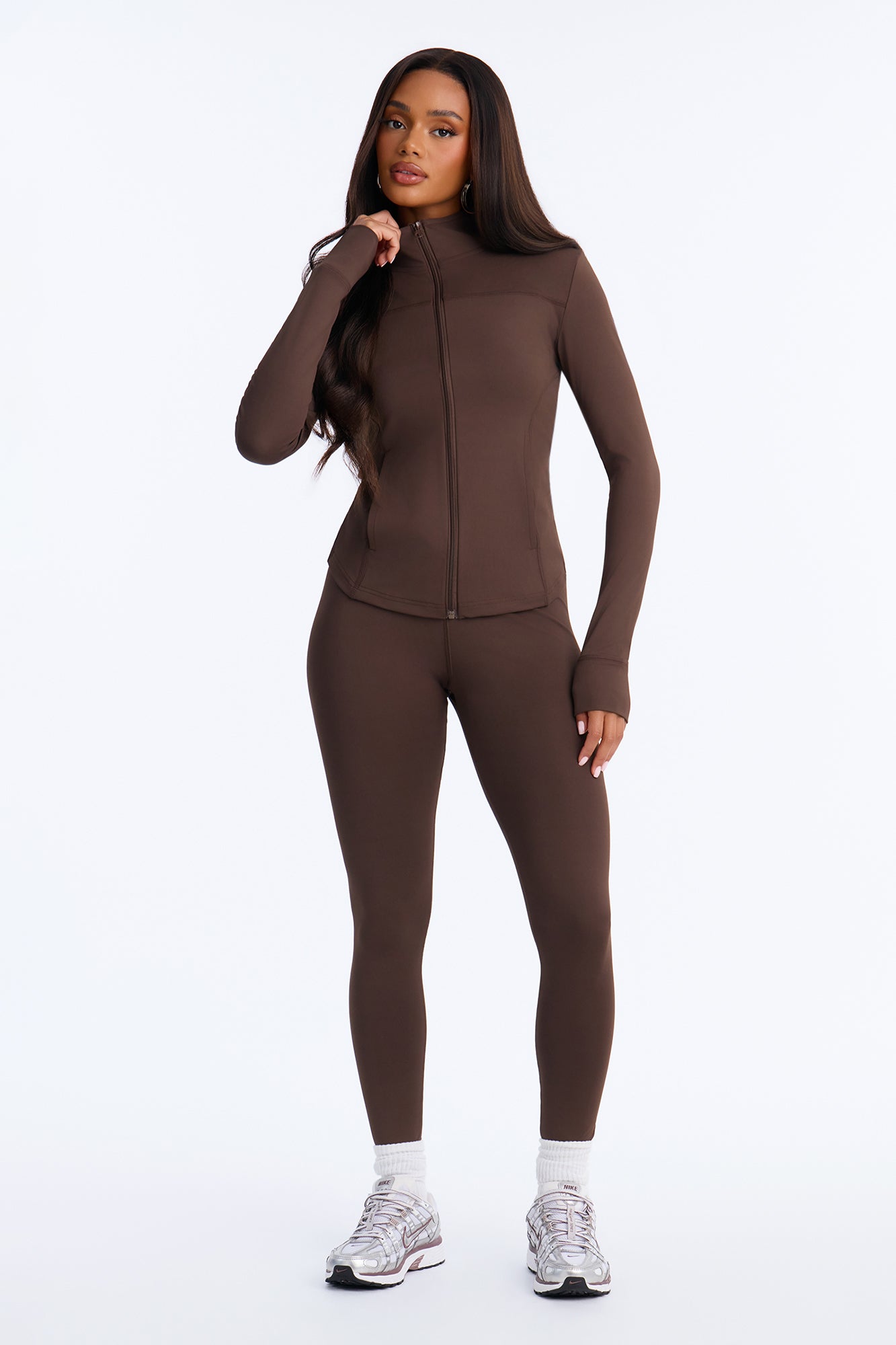 Dealbreaker Active Legging Set - Chocolate