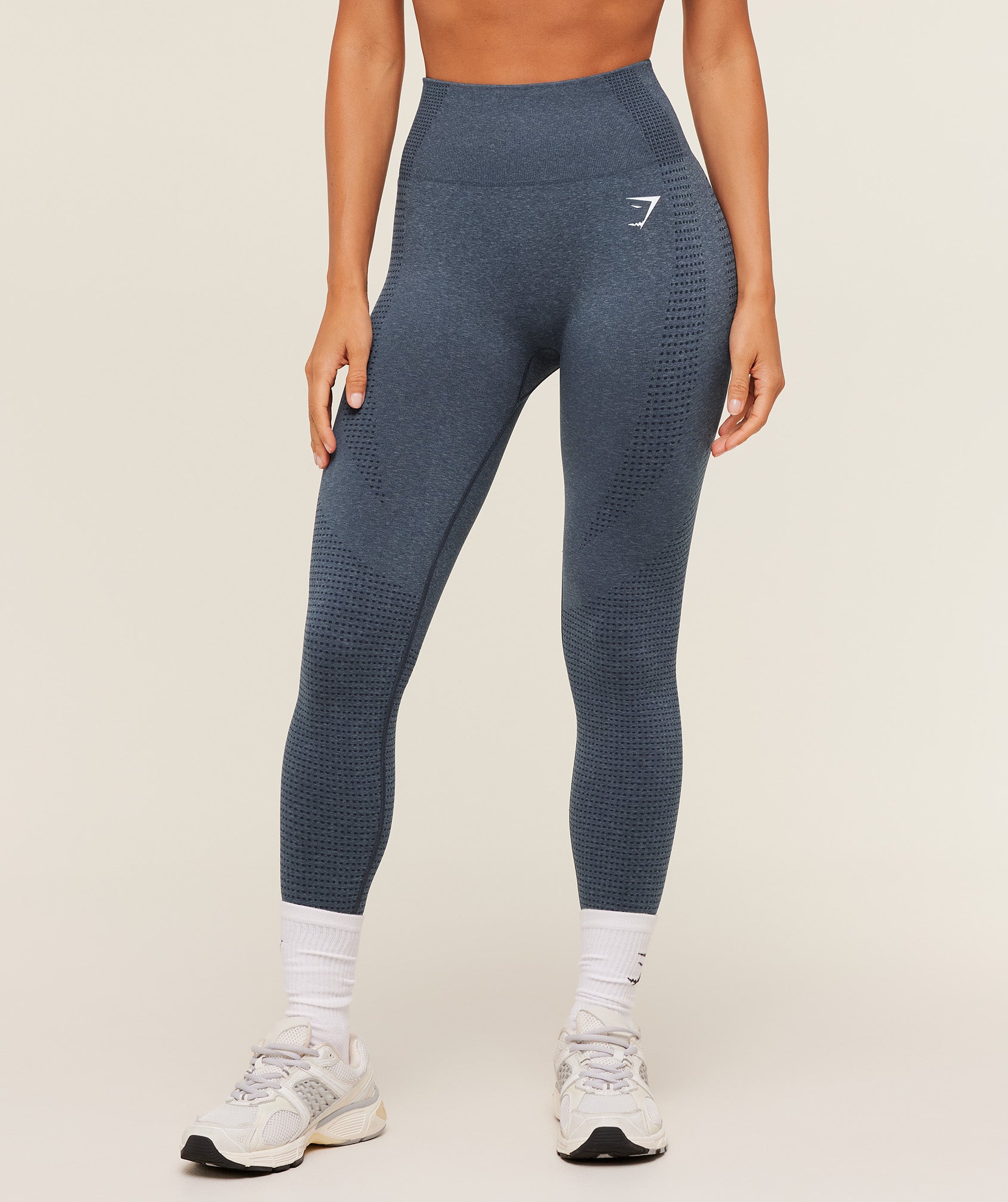 Gymshark Vital Regular Leggings - Stealth Blue/Marl