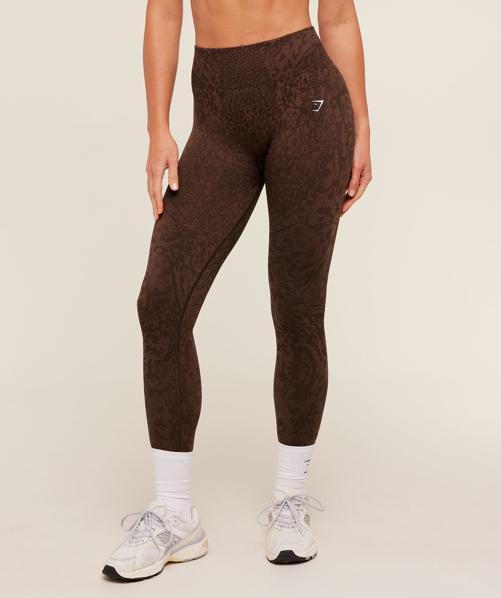 Gymshark Adapt Animal Leggings - Archive Brown/Soft Brown