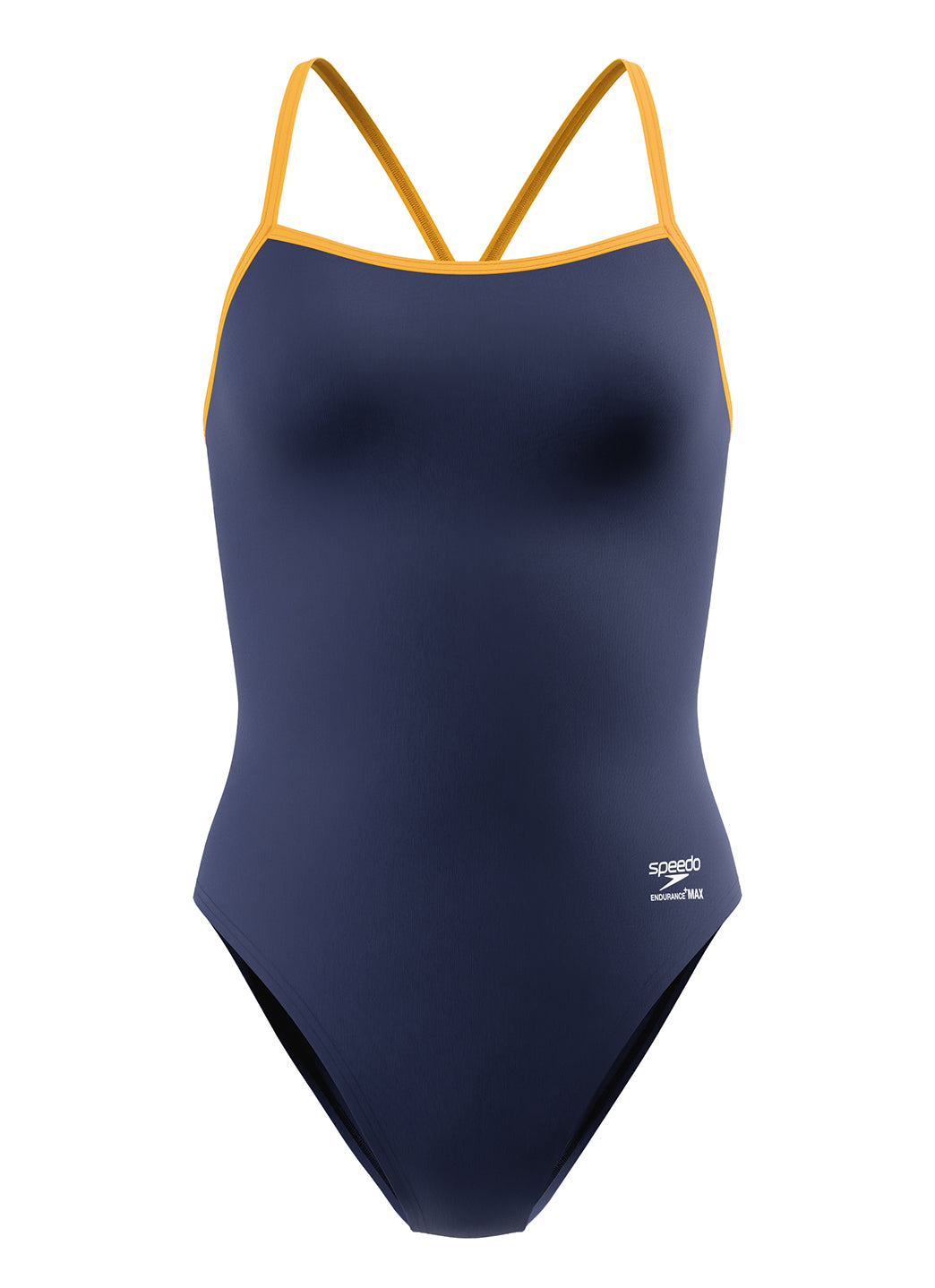 Speedo Women's Solid Endurance+ Max 2.0 V-Back One Piece Swimsuit