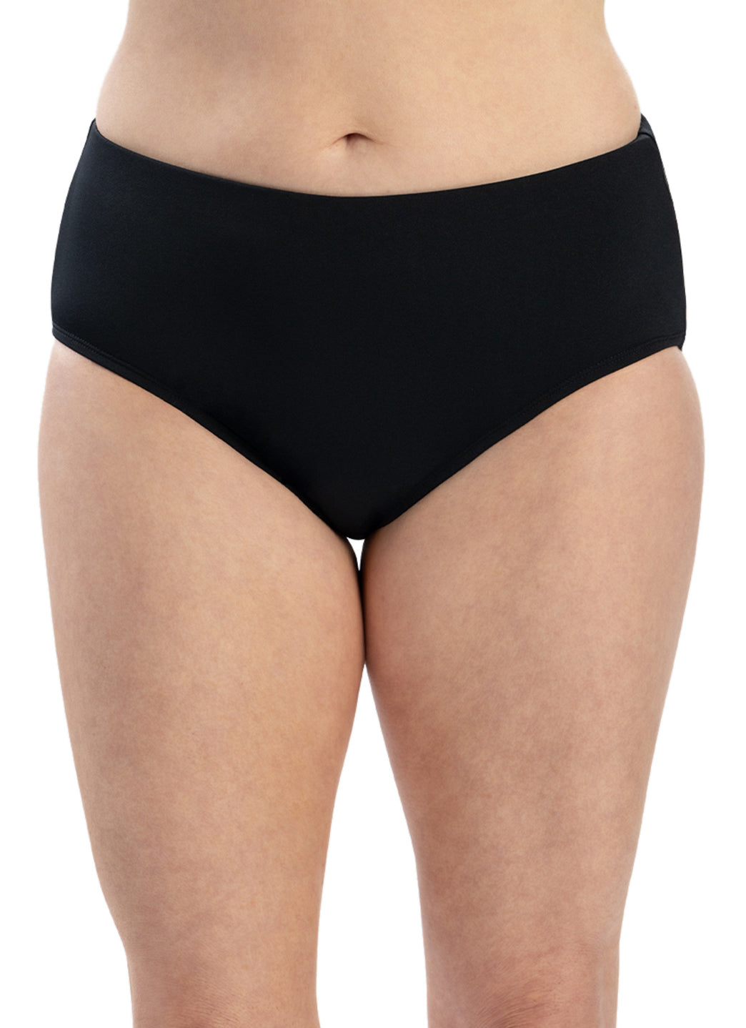 Dolfin Women's Aquashape Solid Conservative Brief Bikini Bottom
