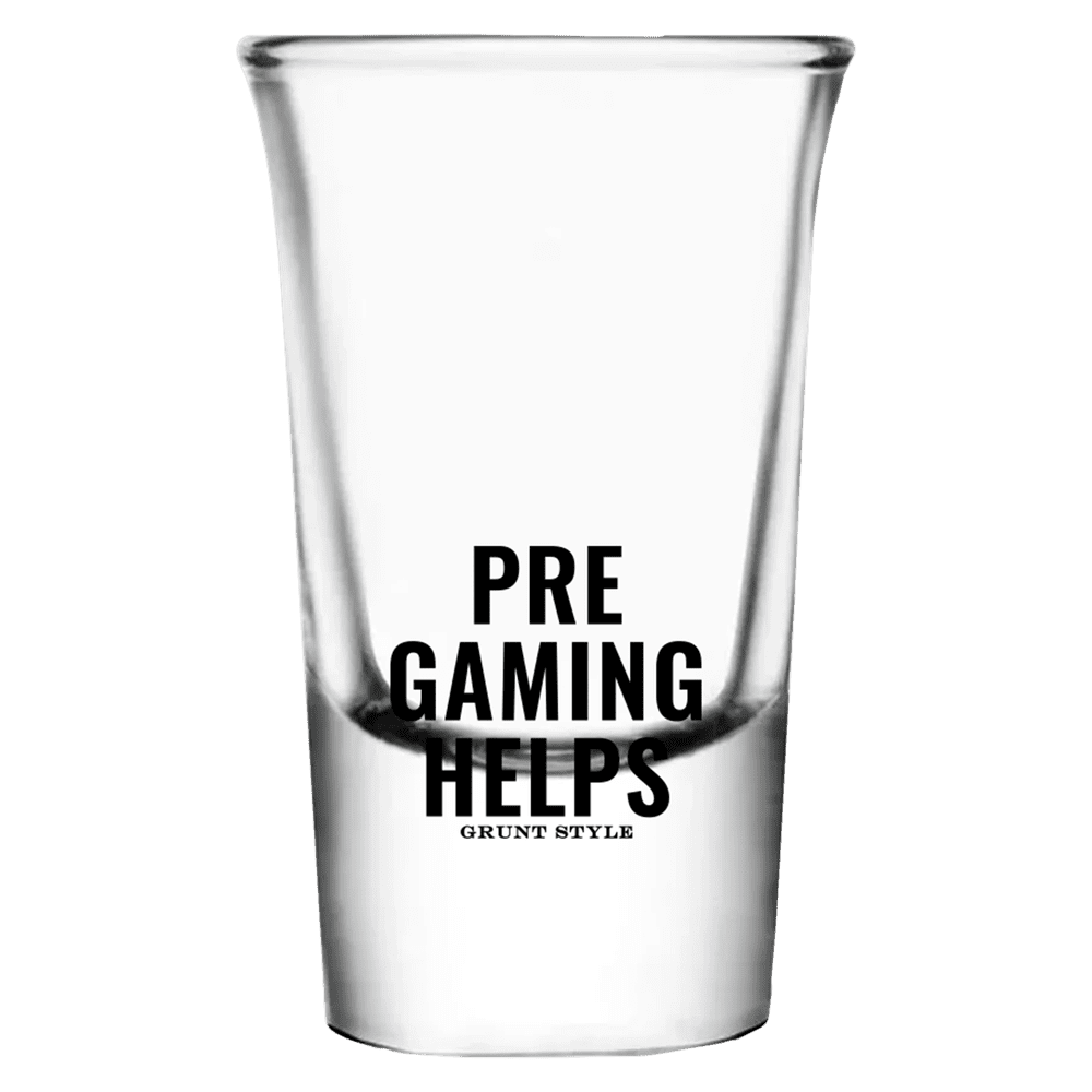 Pregaming Helps Shot Glass