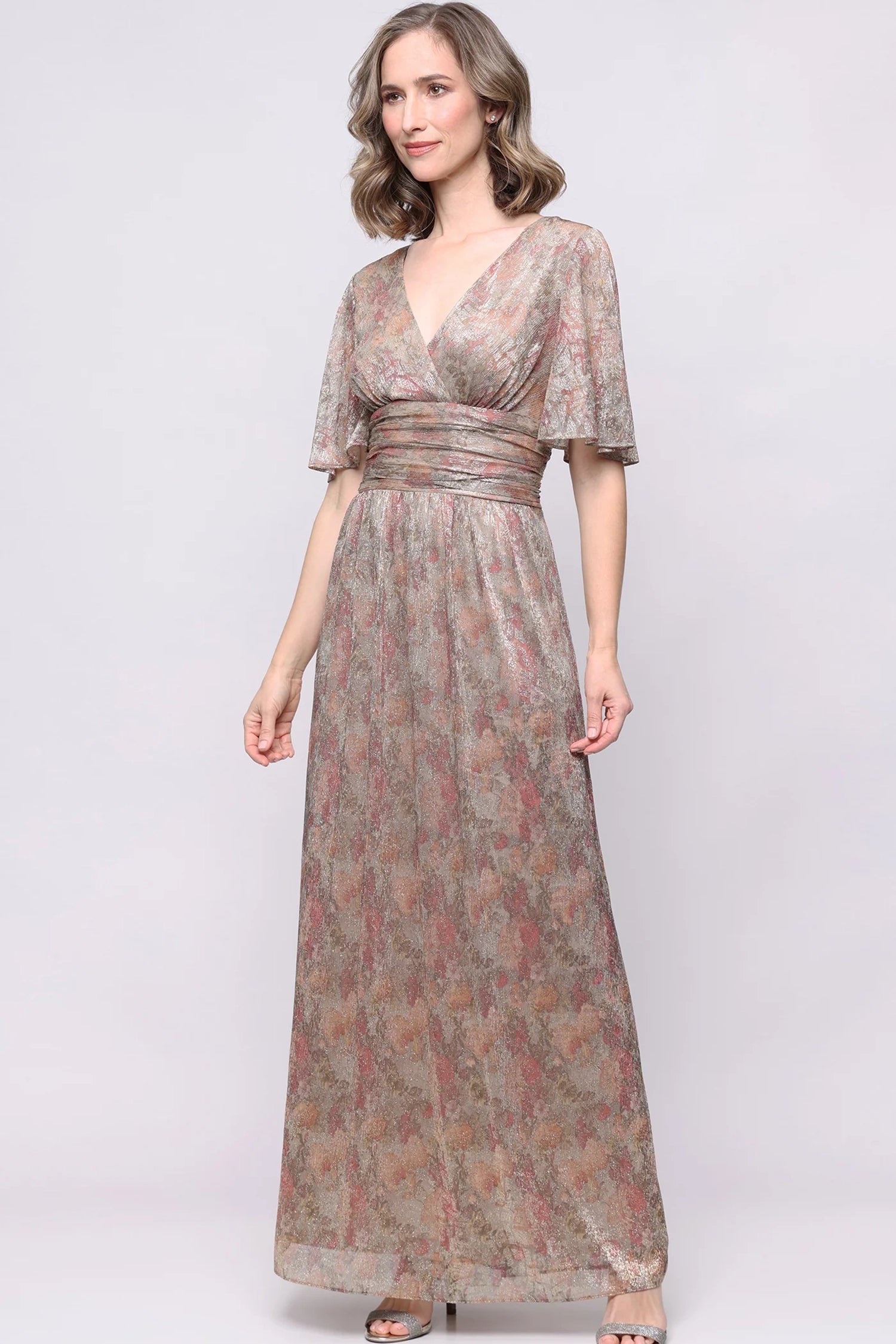 S.L. Fashions Dresses (SLNY) 9155259 Floral Evening Gown