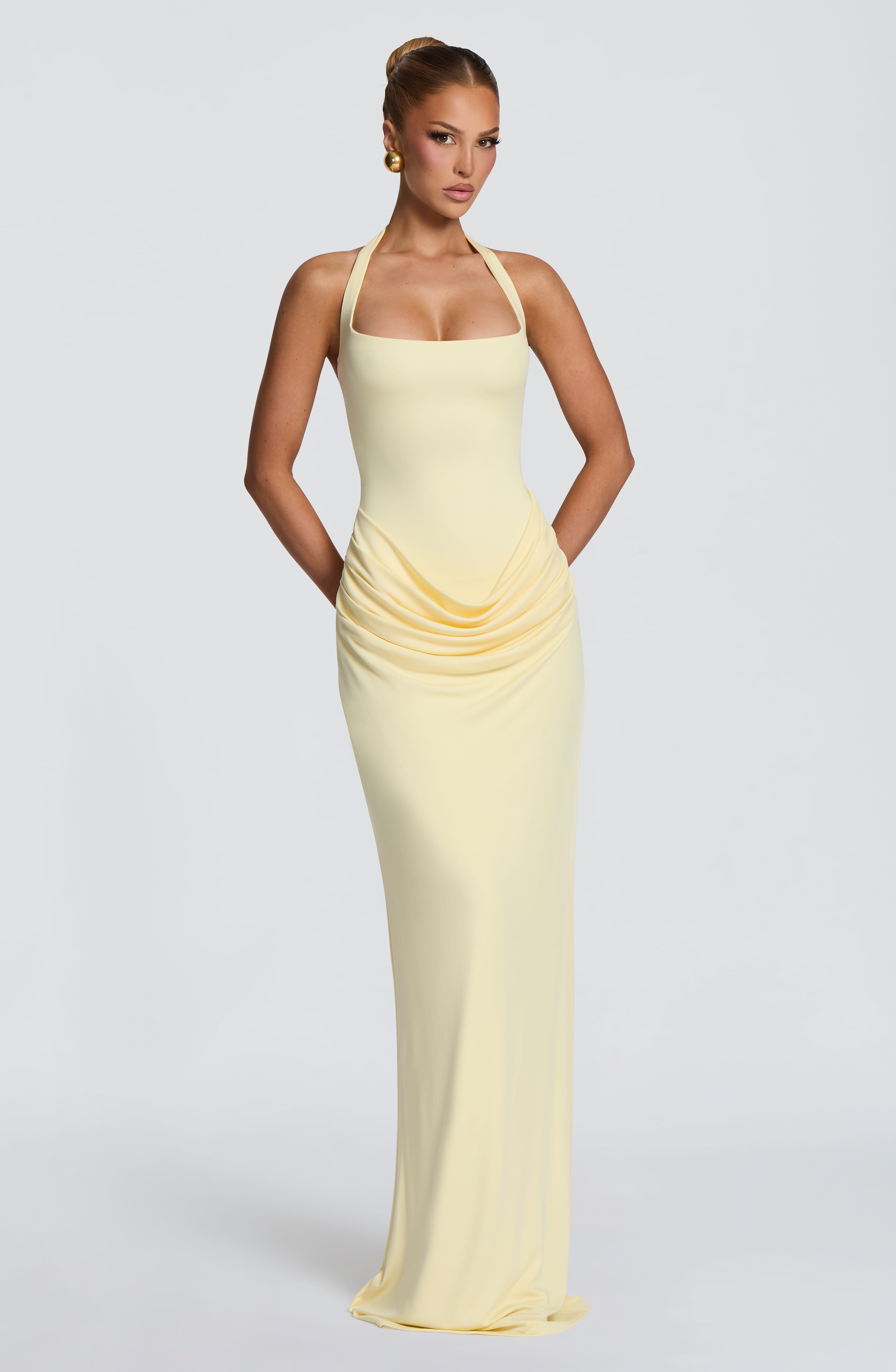 Sharona Maxi Dress - Lemon