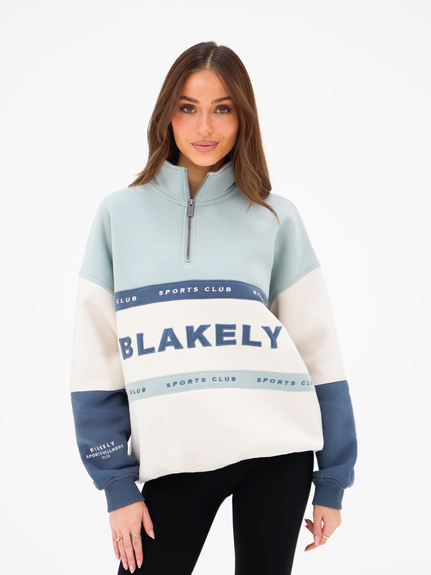 Alpine 1/4 Zip Jumper - Mineral Blue