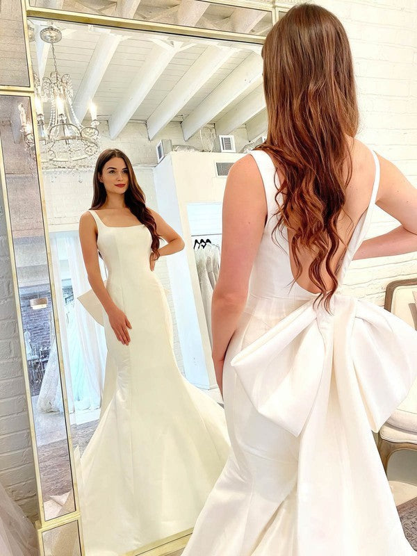 stunning-trumpet-square-neck-sleeveless-satin-wedding-dresses-with-bow