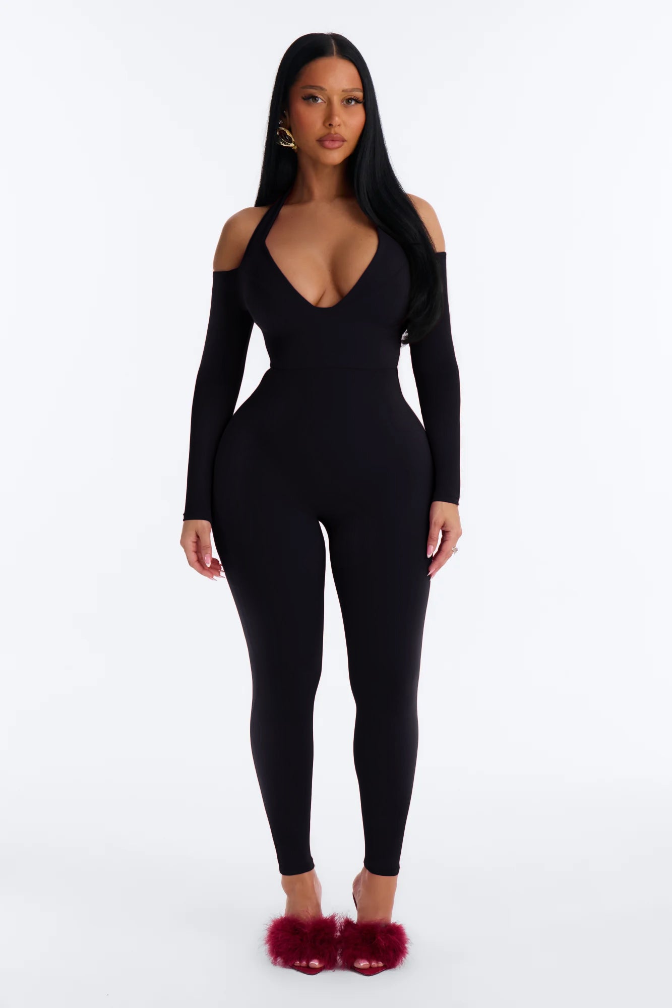 Do It For The Plot Catsuit - Black