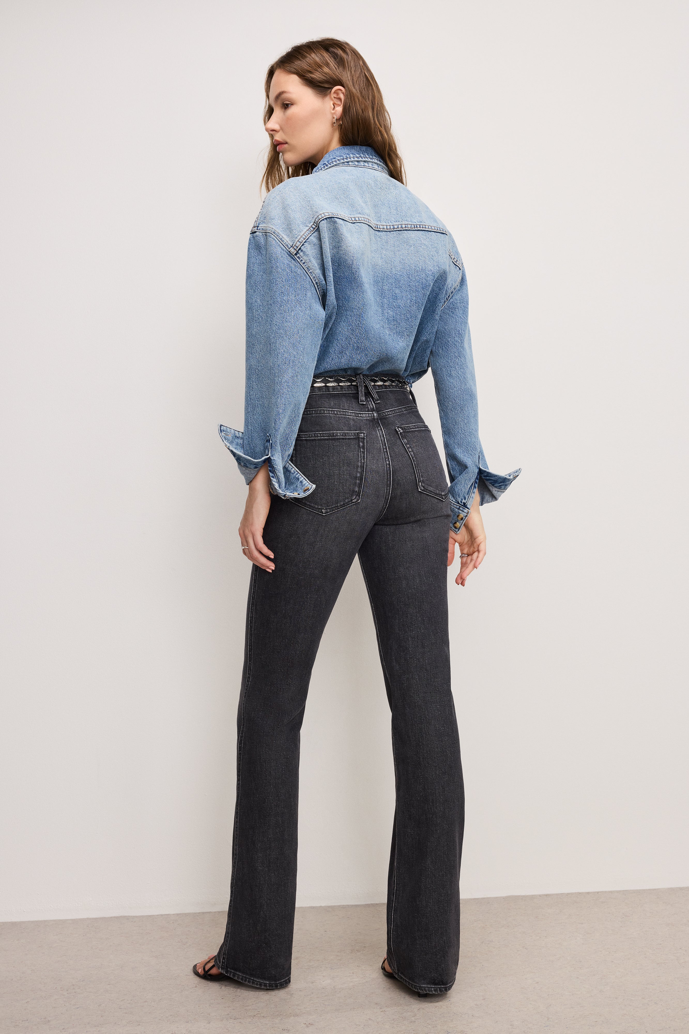 GOOD COWBOY BOOTCUT JEANS | BLACK354