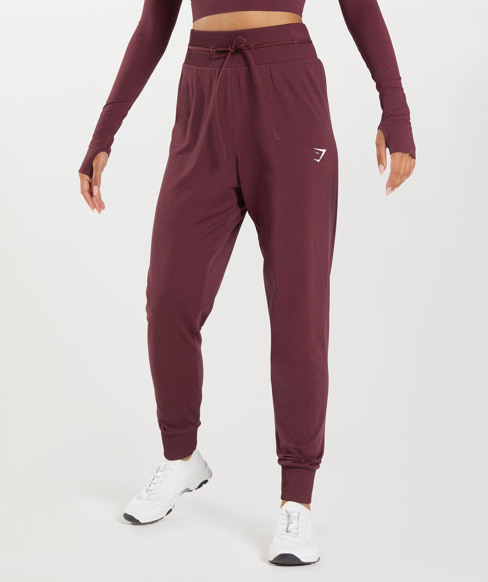 Gymshark Vital Seamless 2.0 Jogger - Baked Maroon/ Marl