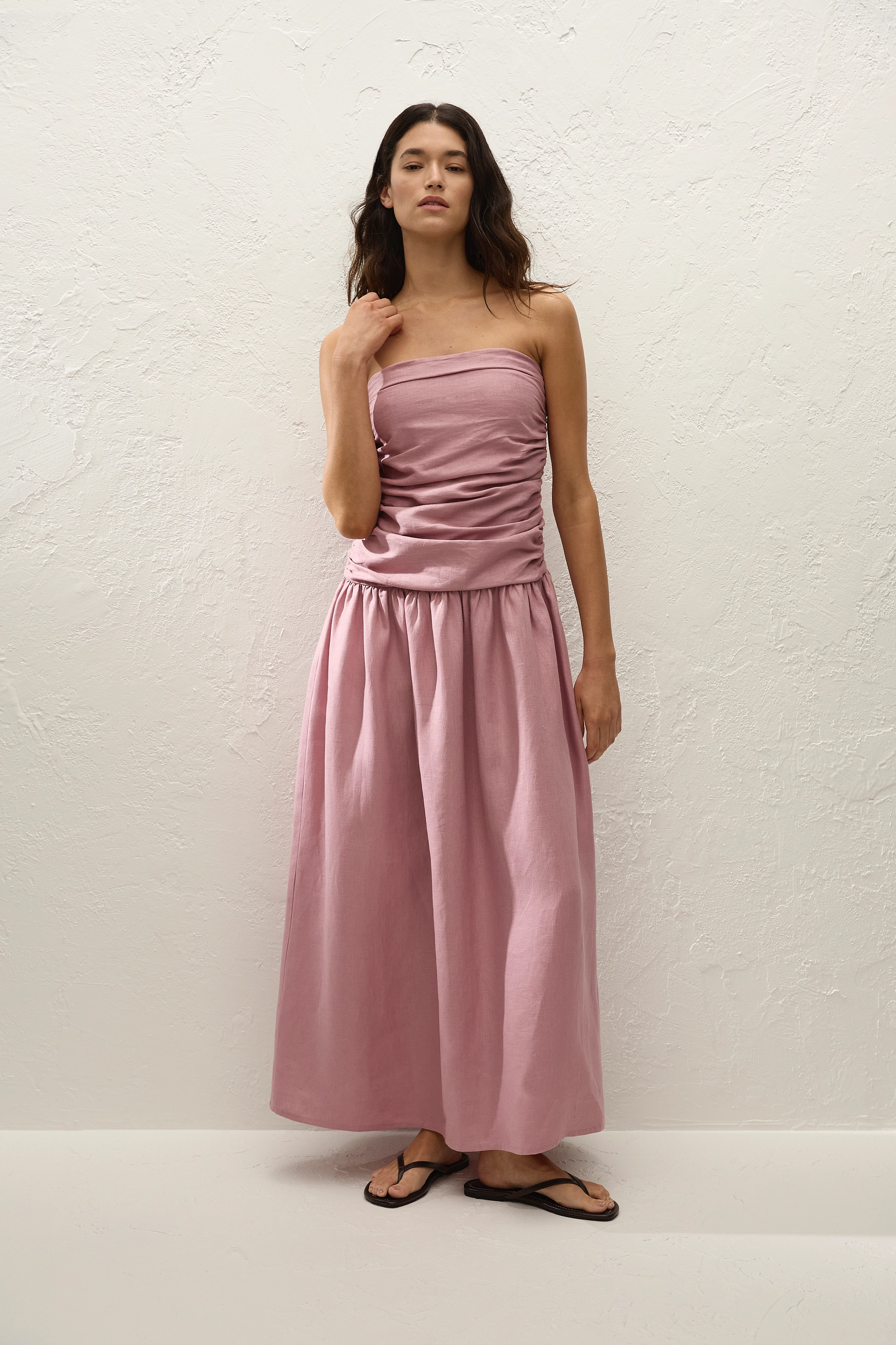Sacha Maxi Dress Dusty Mauve - Final Sale