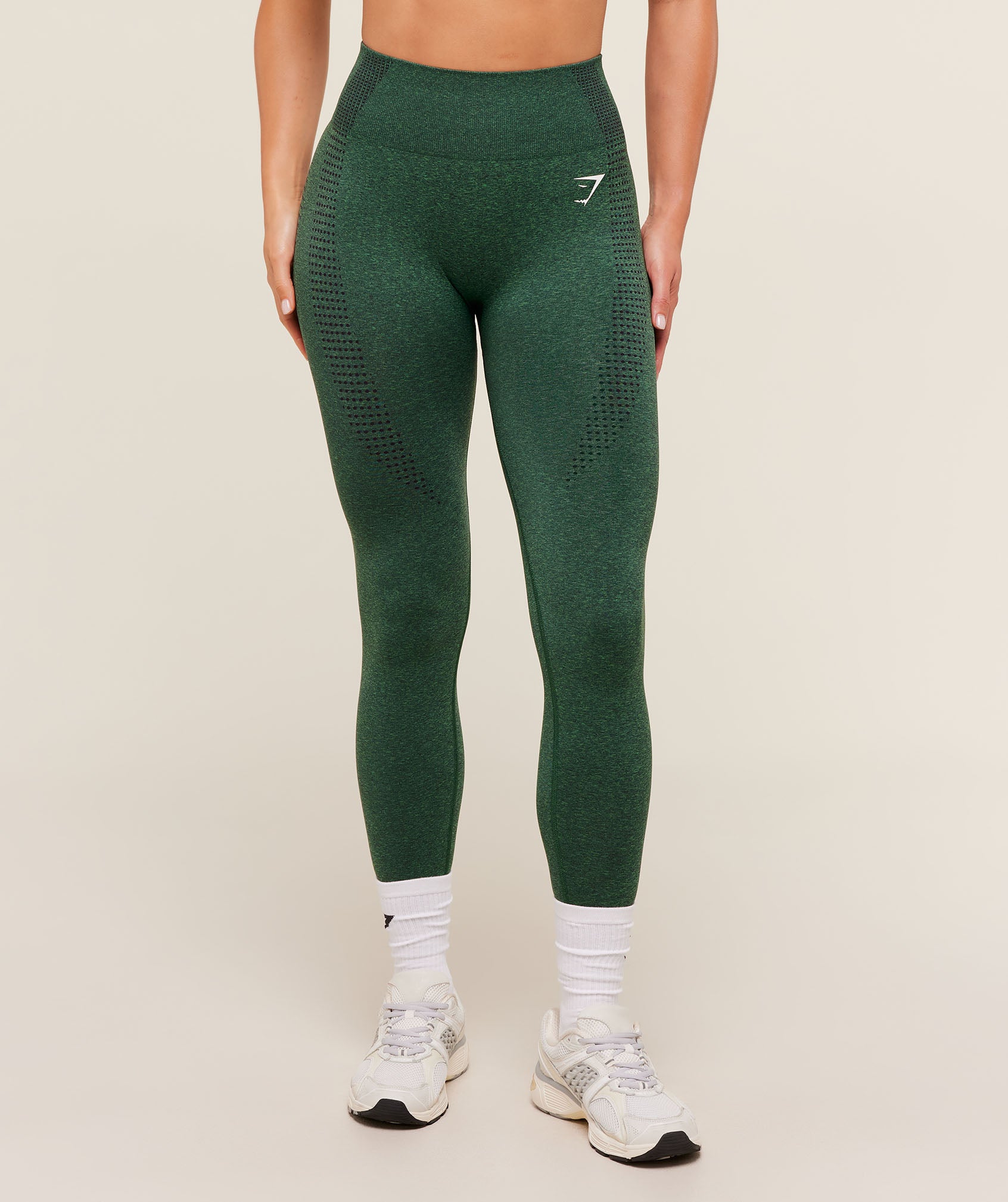 Gymshark Vital Sculpt Seamless Legging - Lift Green/Marl