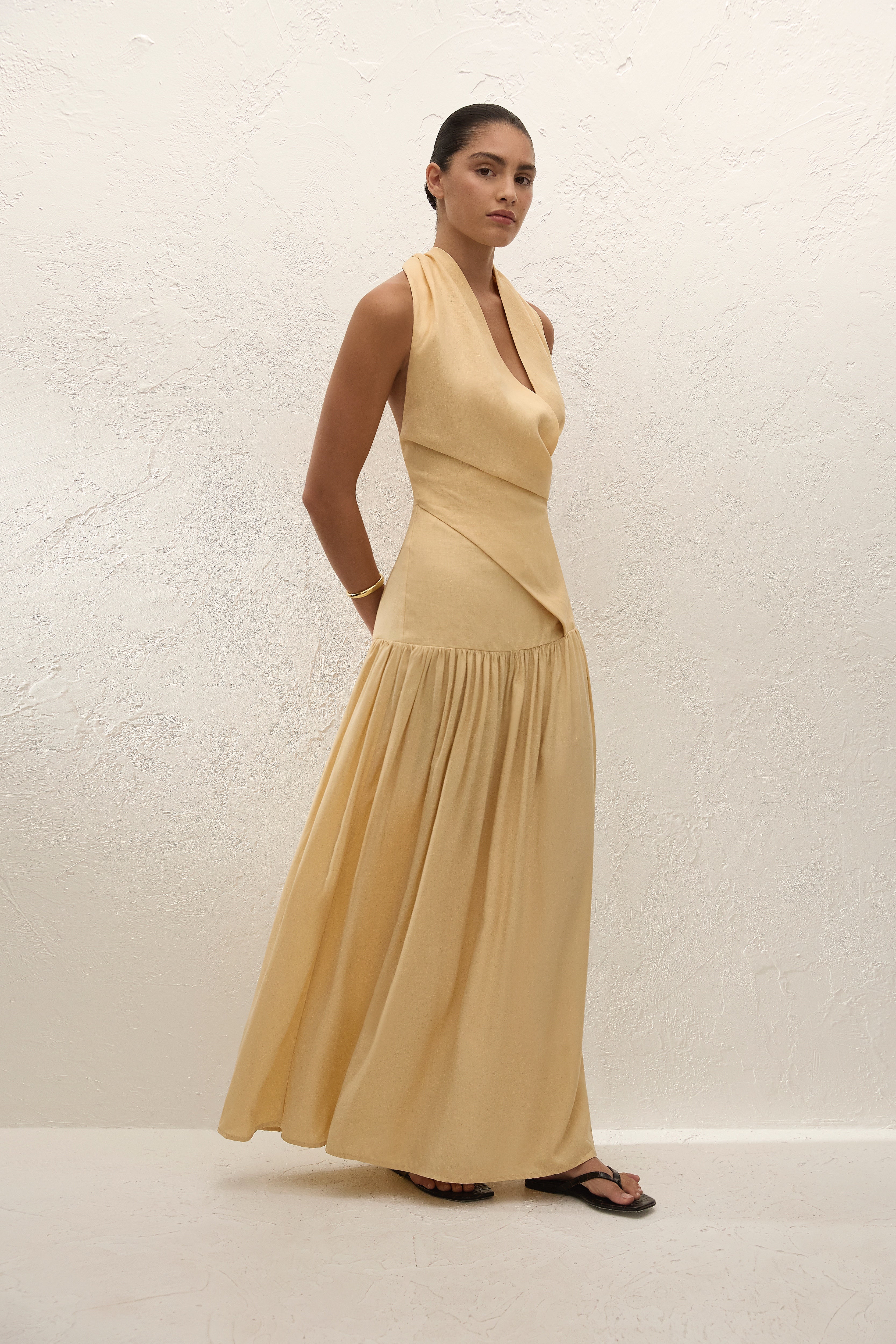 Blanca Maxi Dress Daffodil