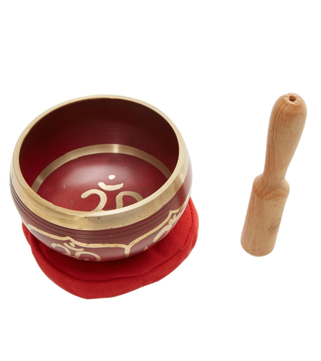 Sacred Space Red Cast Himalayan Singing Bowl 4"