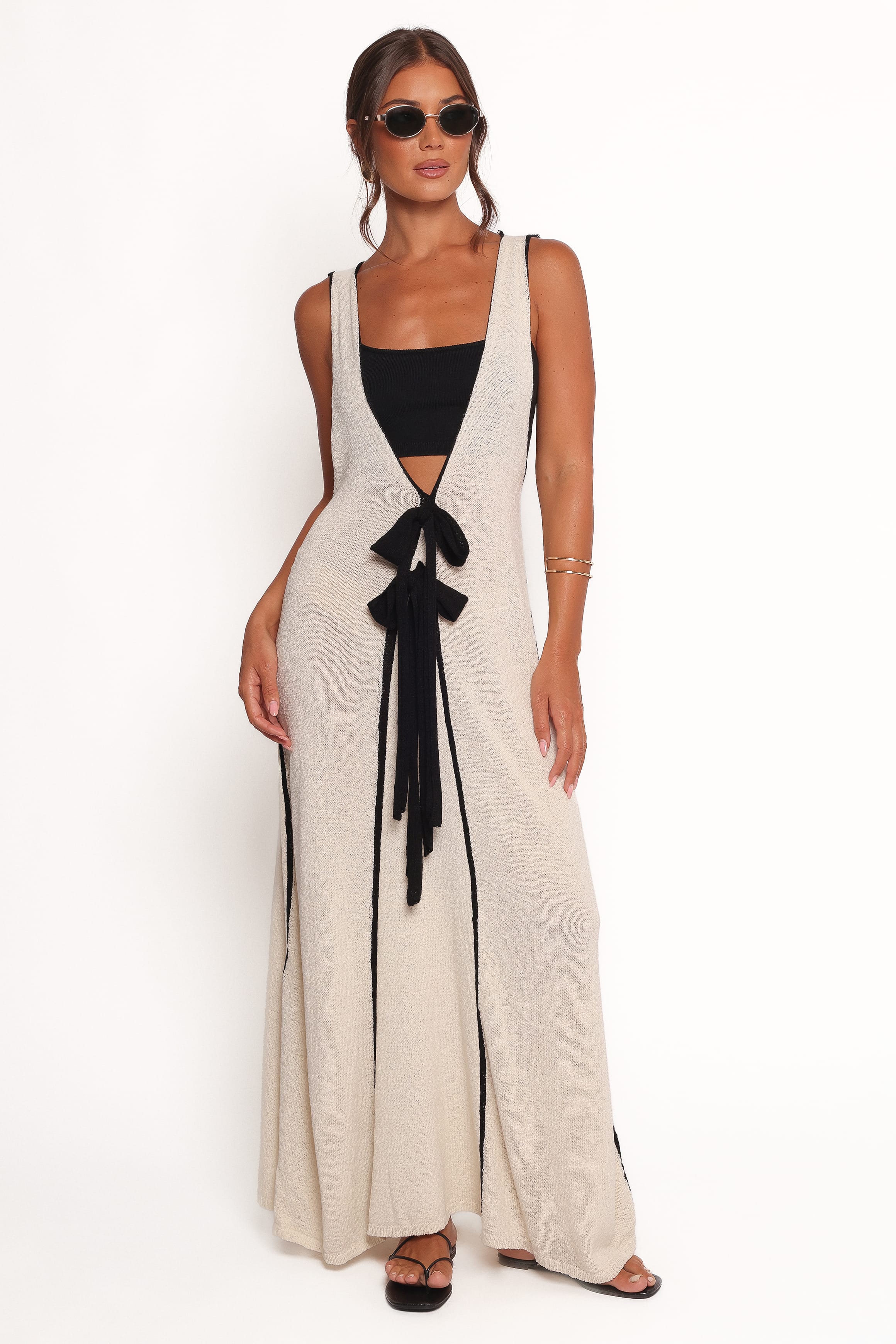 Draco Midi Dress - Cream