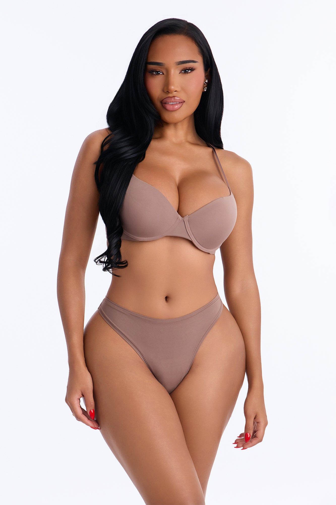 Let Me Live Thong Panty - Beige