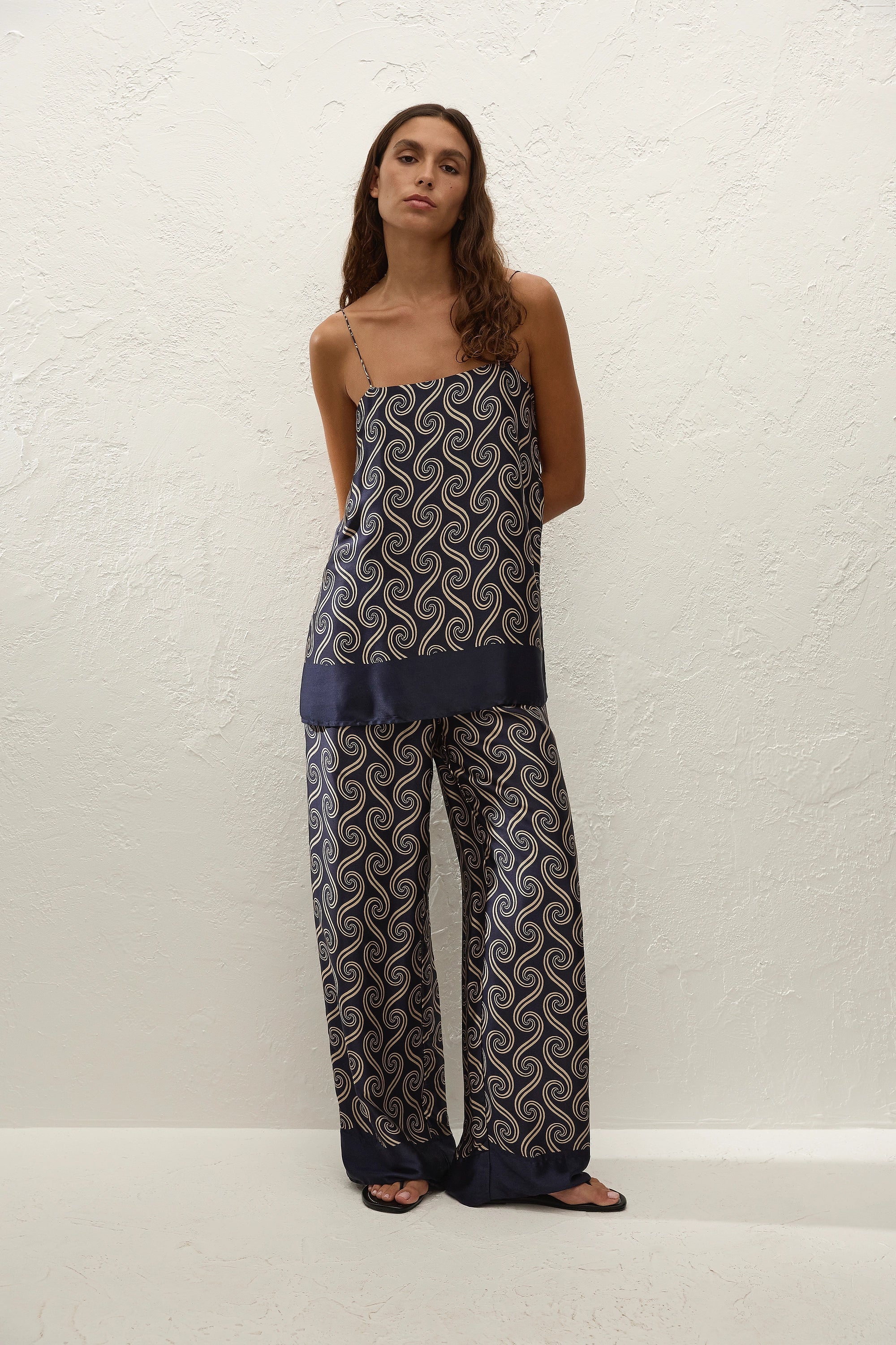 Aina Top Juanita Swirl Indigo - Final Sale