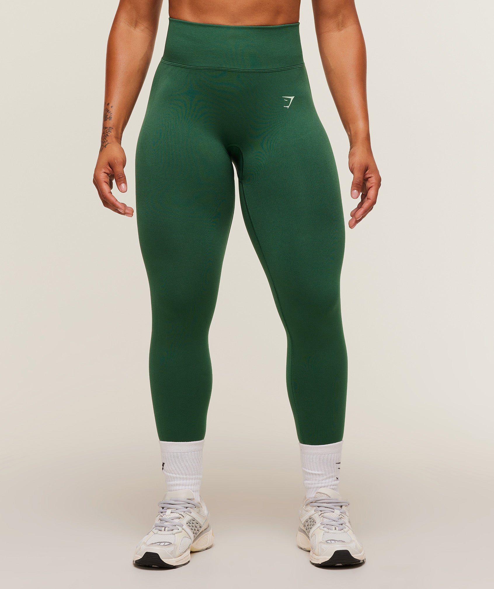 Gymshark Lift Seamless High-Rise Leggings - Lift Green/Lift Green Marl