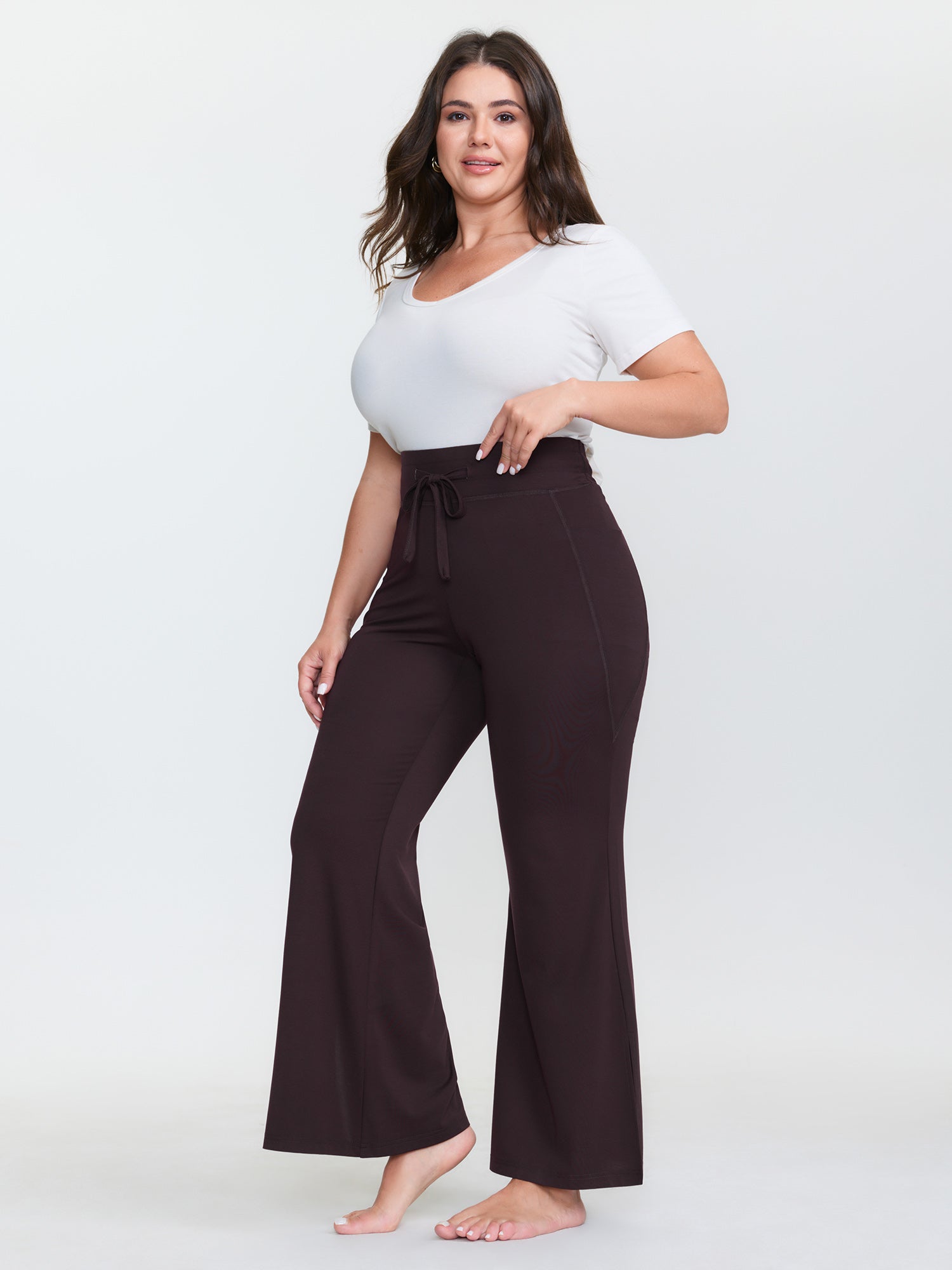 Supersoft Drawstring Bootcut Lounge Bottoms