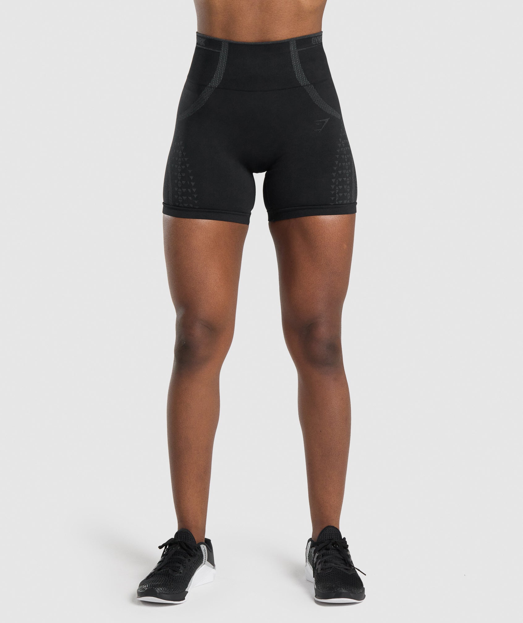 Gymshark Apex Seamless Shorts - Black/Grey