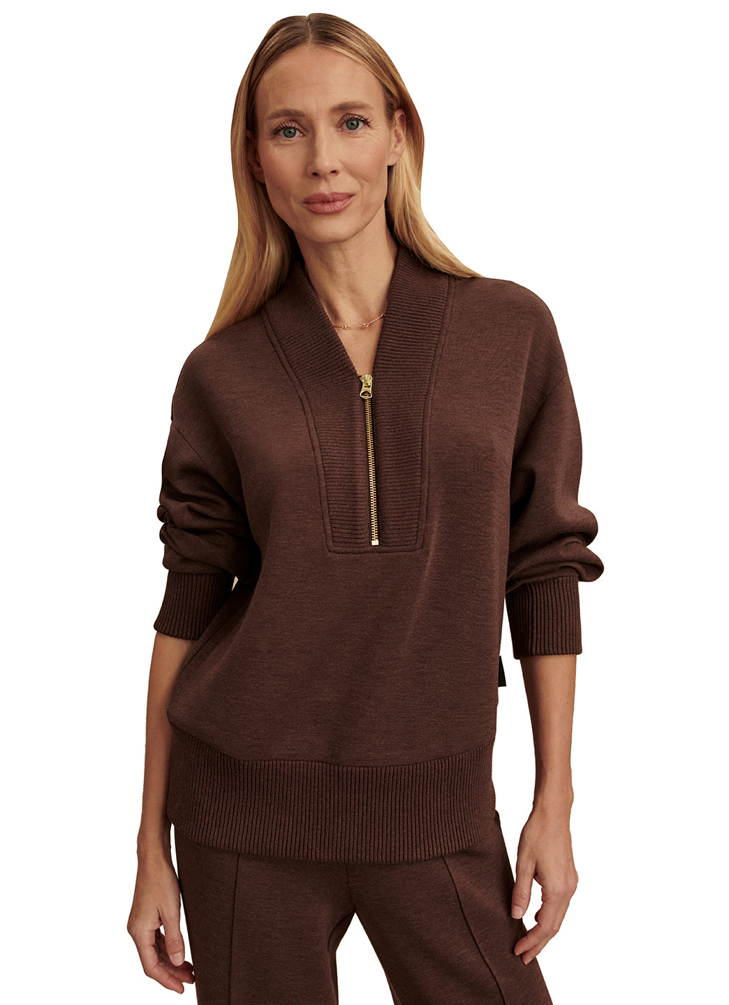 Varley Sally Half Zip Sweater