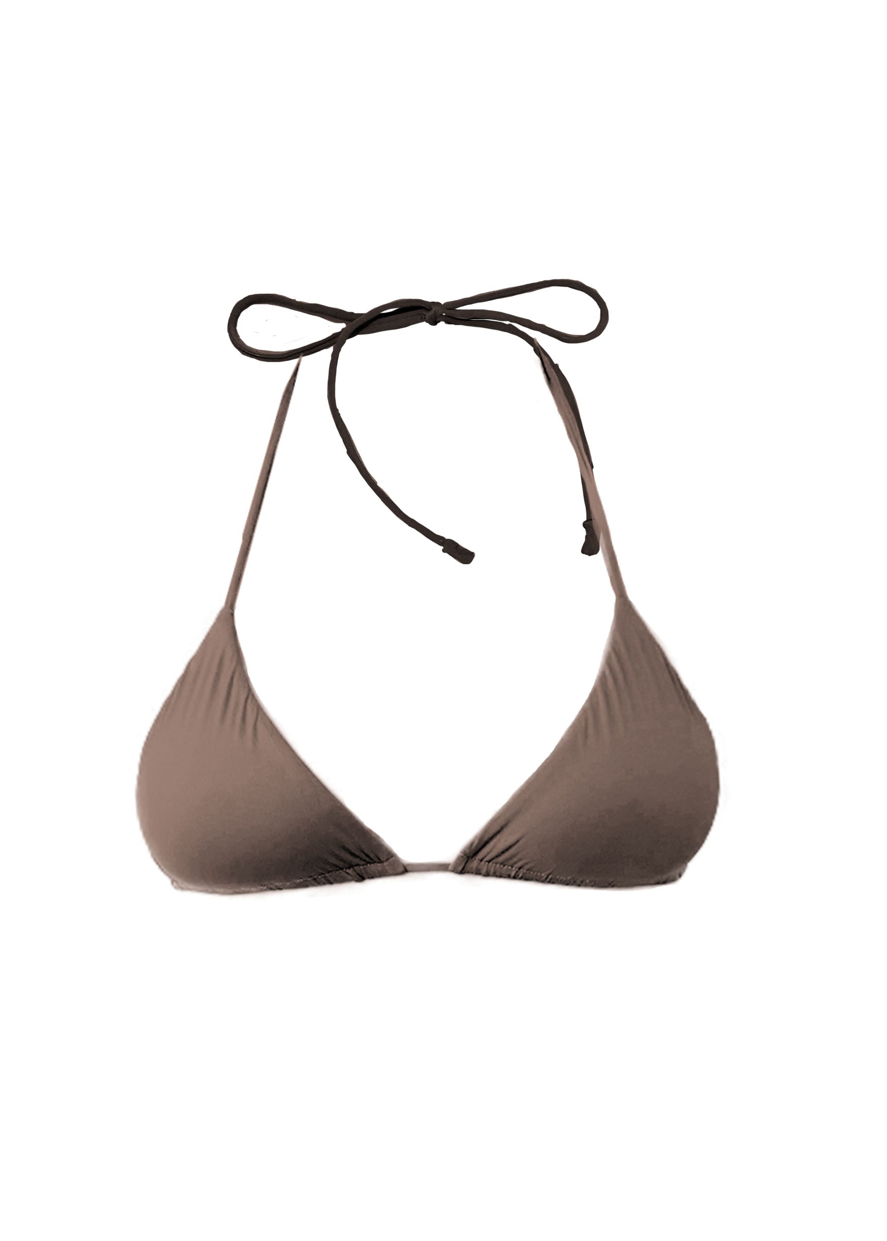 Mai Deluxe Taupe Tie Top