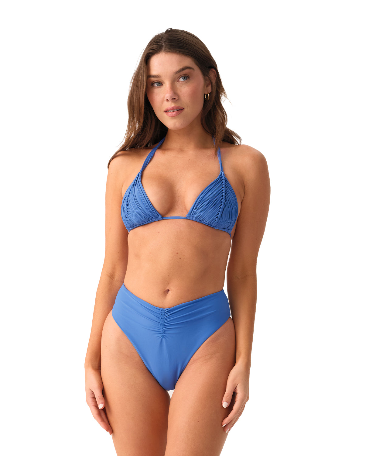 PQ Swim Blueberry Isla Triangle Top