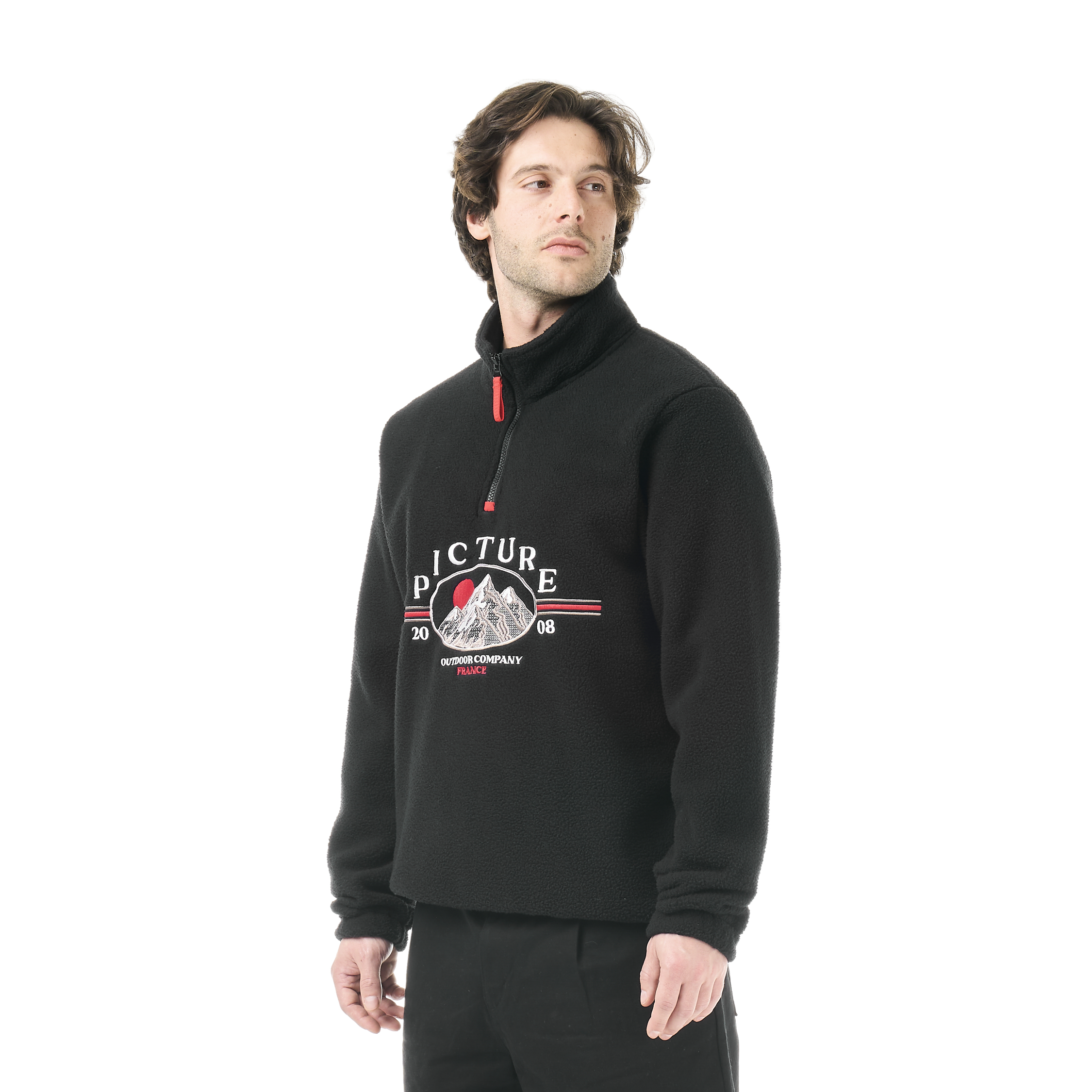 Polaire homme 1/4 zippée GAMVIK