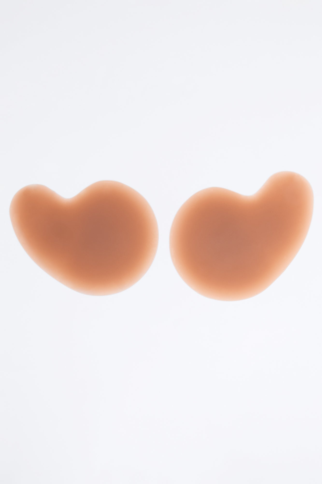 Smooth Lifting Nipple Cover Silicone Bra Pasties - LightBrown