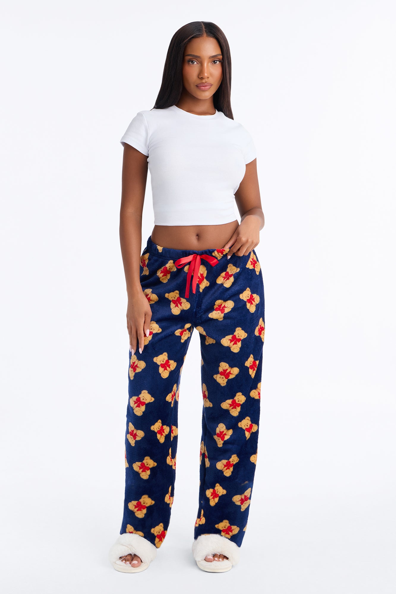 Beary Tired PJ Pants - Navy