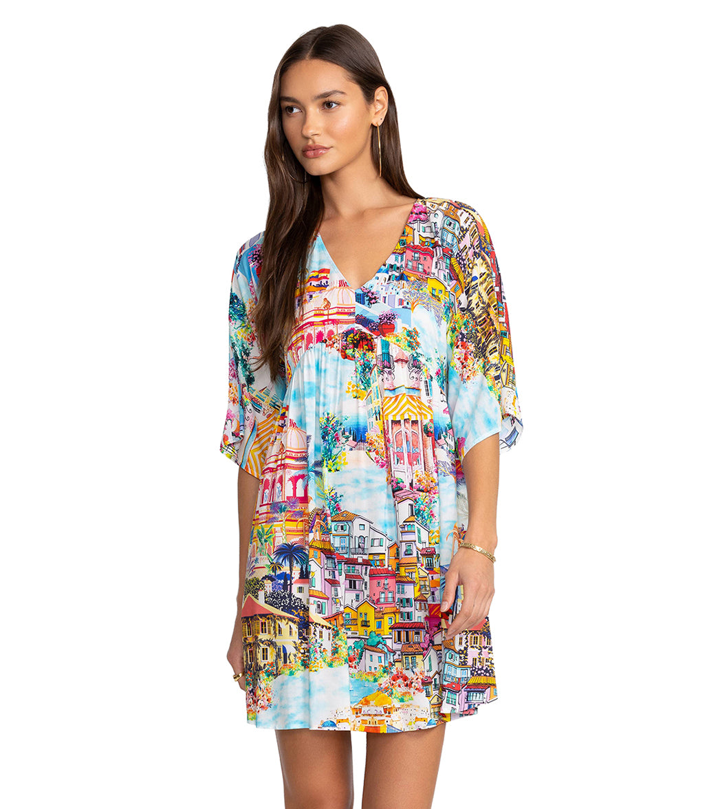 Johnny Was Women's Cannes A-Line Cover Up Dress