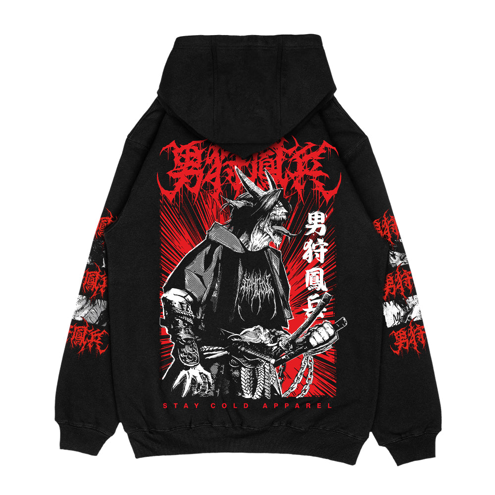 Samurai Demon - Oversized Hoodie