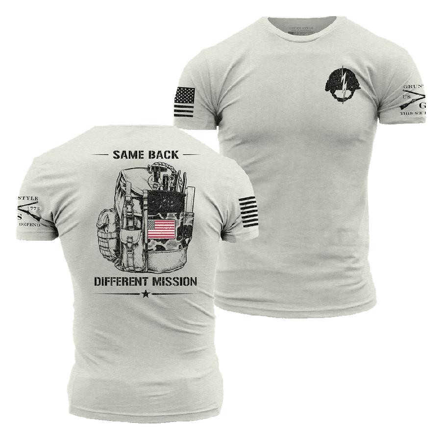 Same Back, Different Mission T-Shirt - Sand