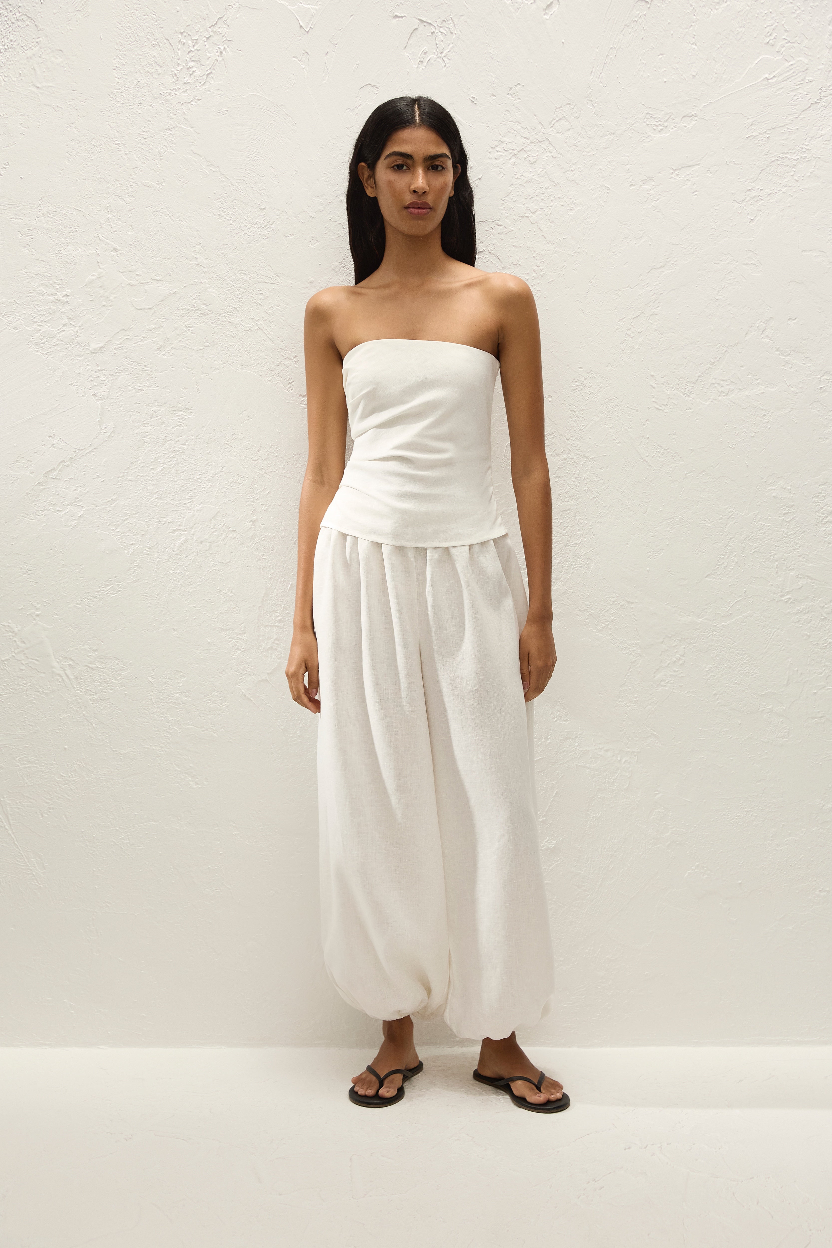 Kortez Balloon Pant White