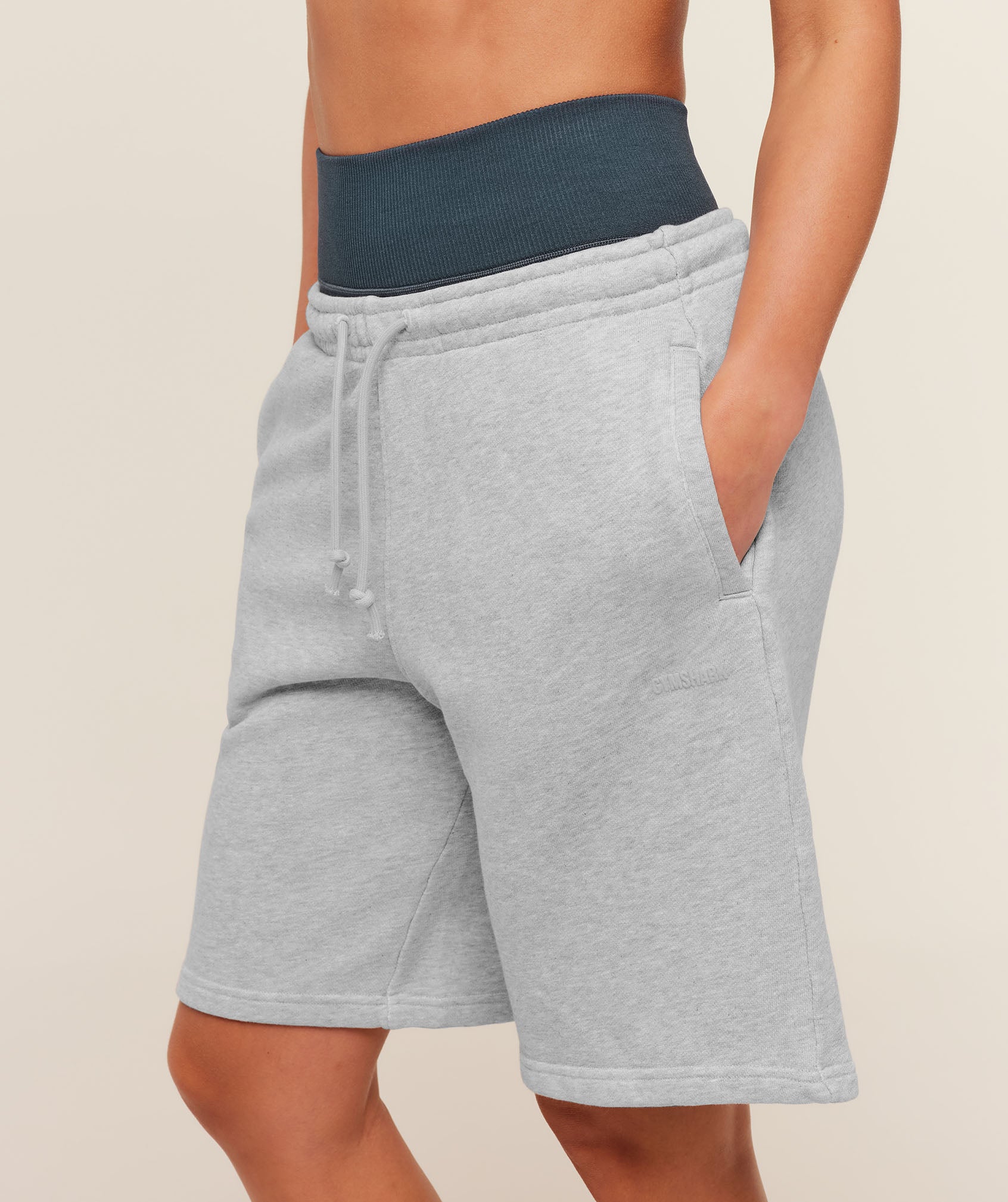 Gymshark To From Shorts - Soft Grey Marl