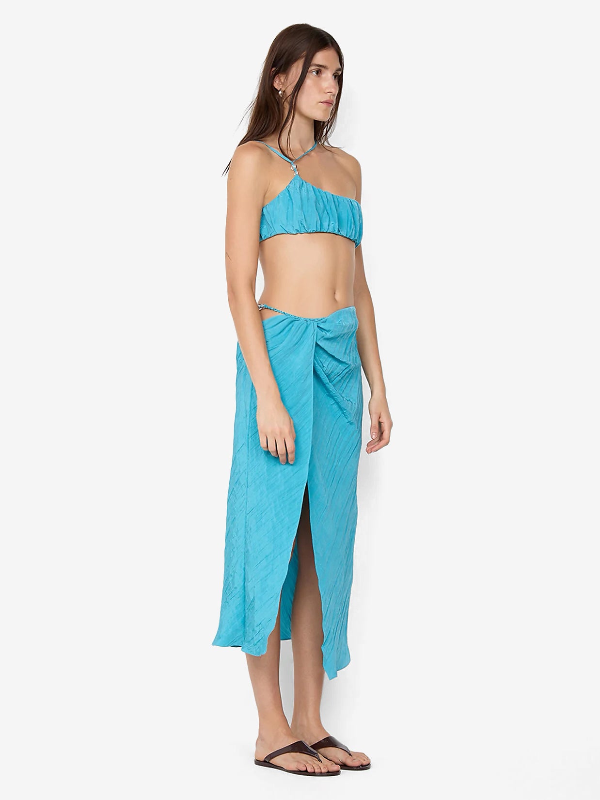 ODESSA ASYM TOP - DEEP SEAFOAM