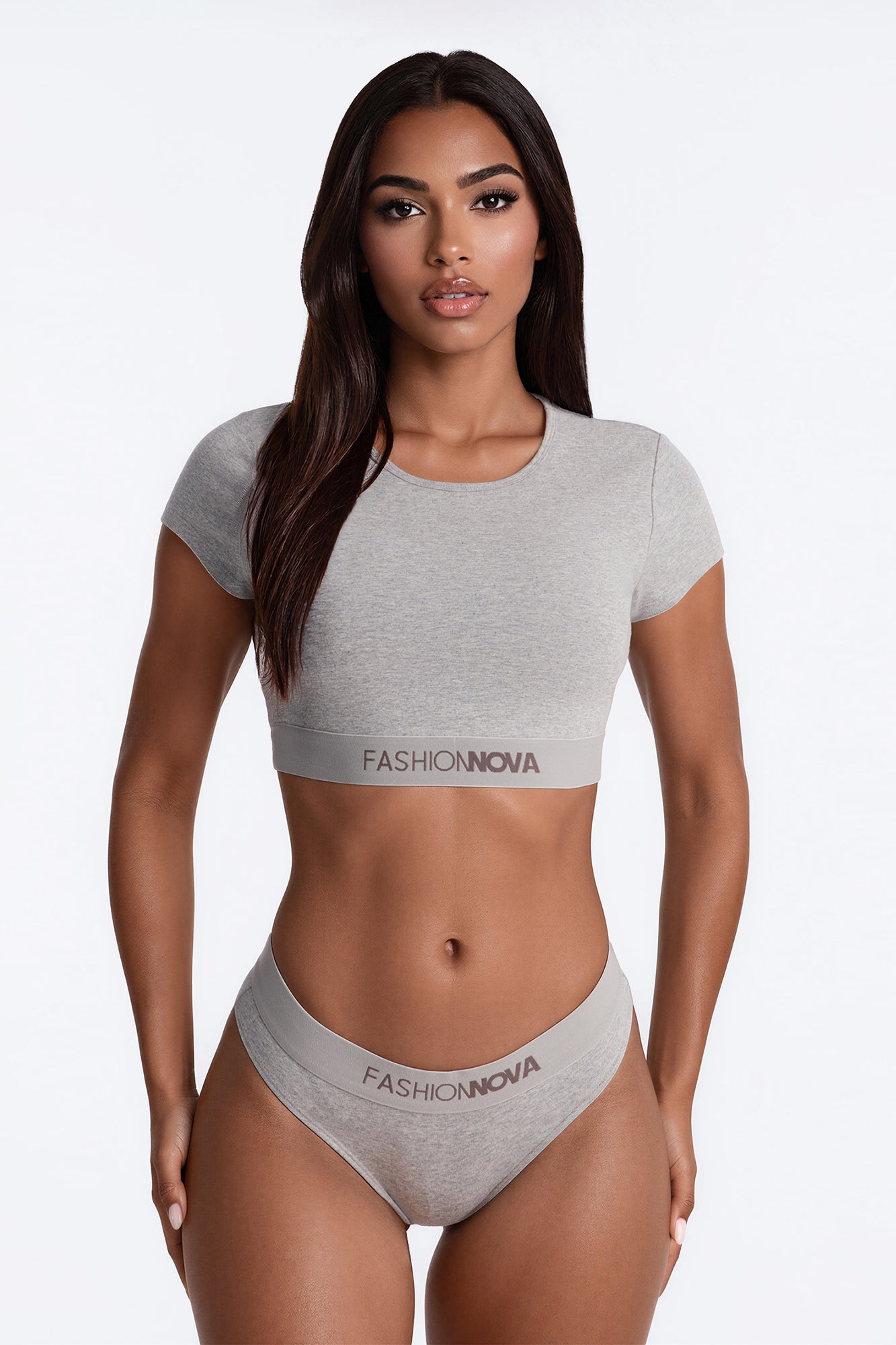 FN Mood Cotton Set - Heather Grey
