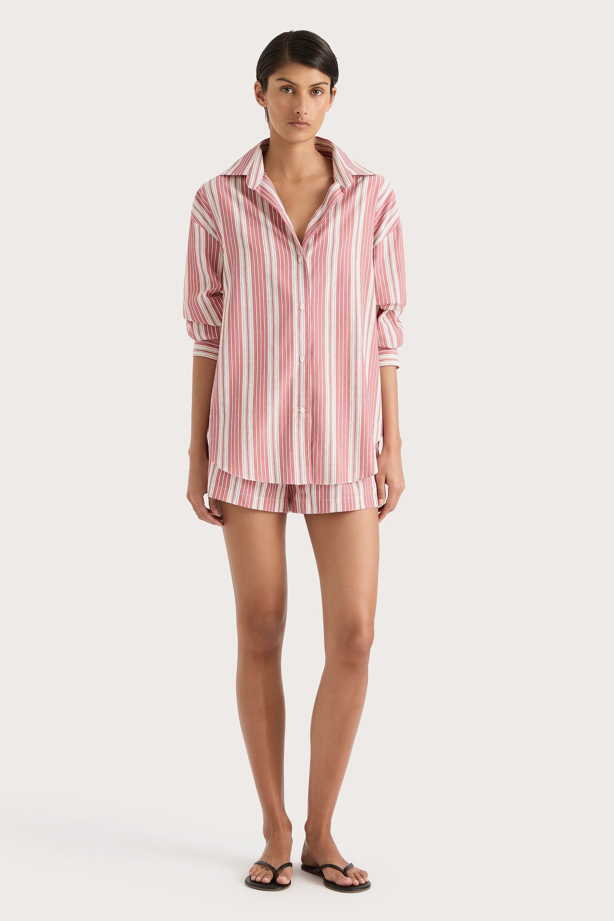 En Vau Shirt Cherry Stripe - Final Sale