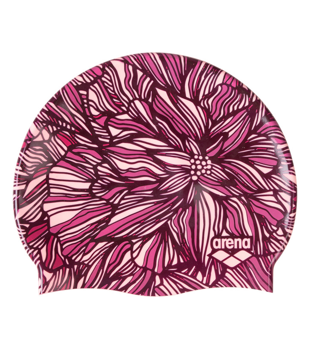 Arena Pink Dahlia Swim Cap
