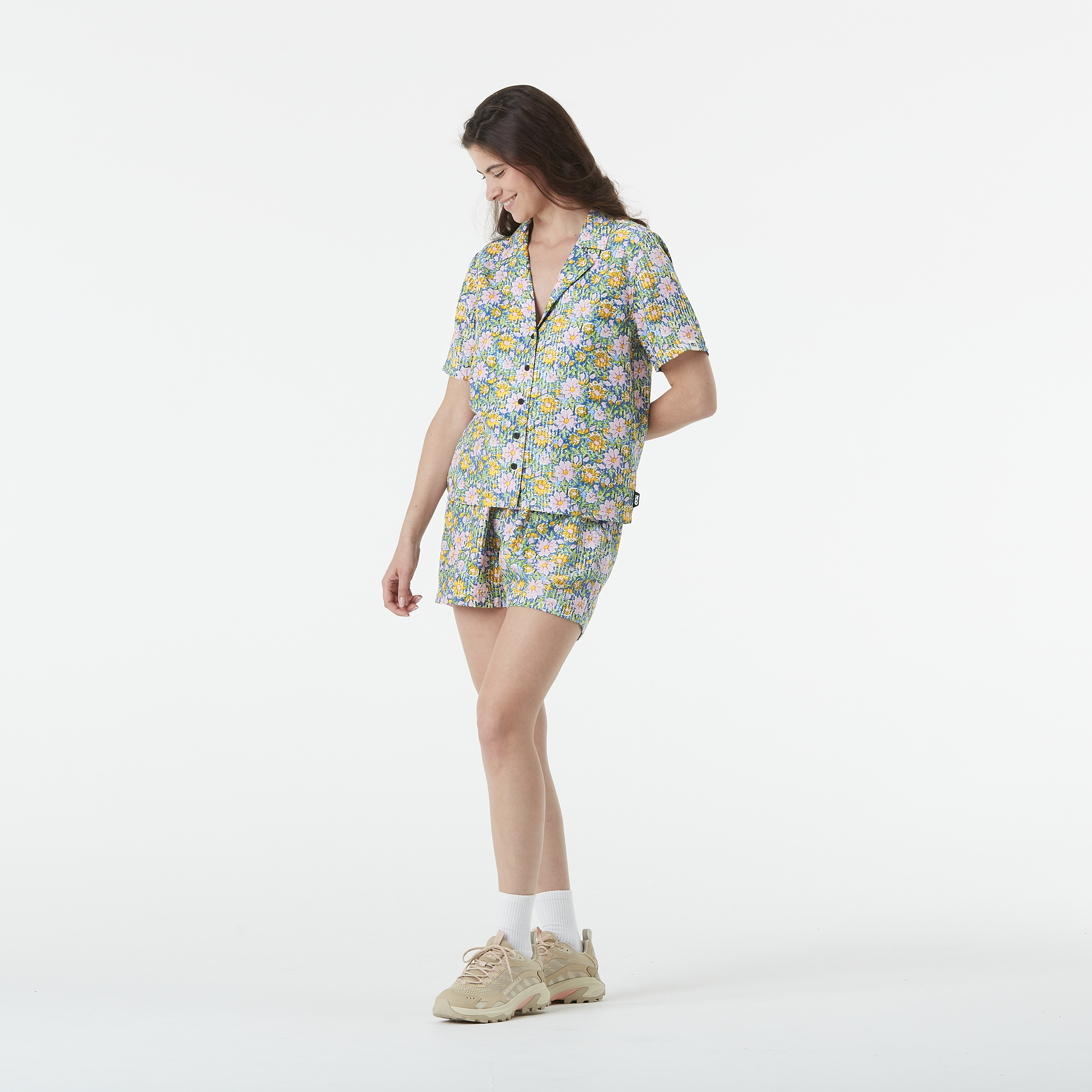 Chemise à manches courtes femme MILOU PRINTED
