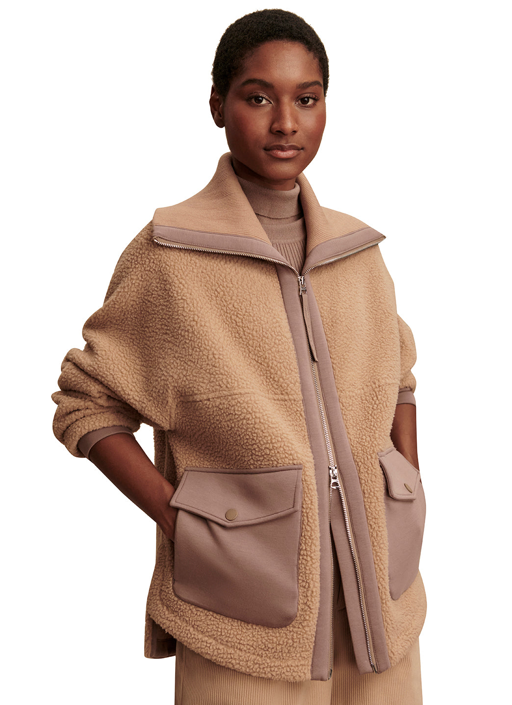 Varley Eleanor Patch Pocket Fleece Jacket