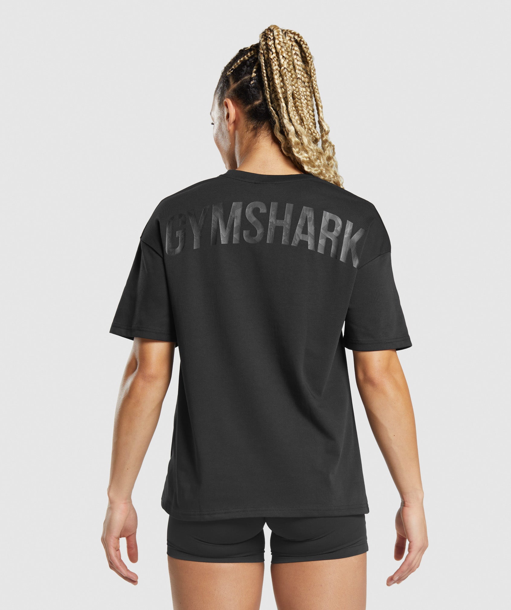 Gymshark Power Oversized T-Shirt - Black