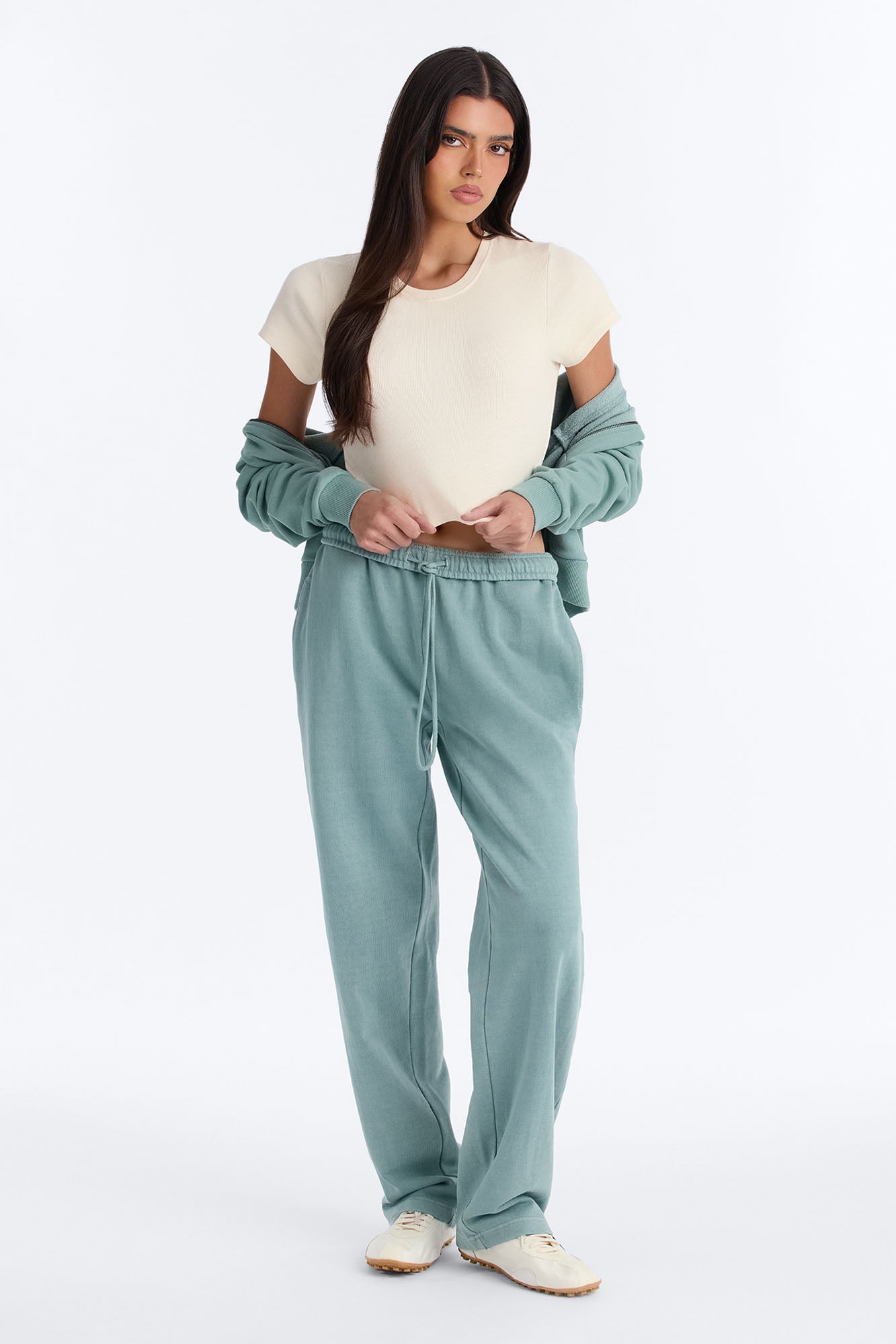 TERRY Classic Straight Leg Sweatpant - Washed Sage