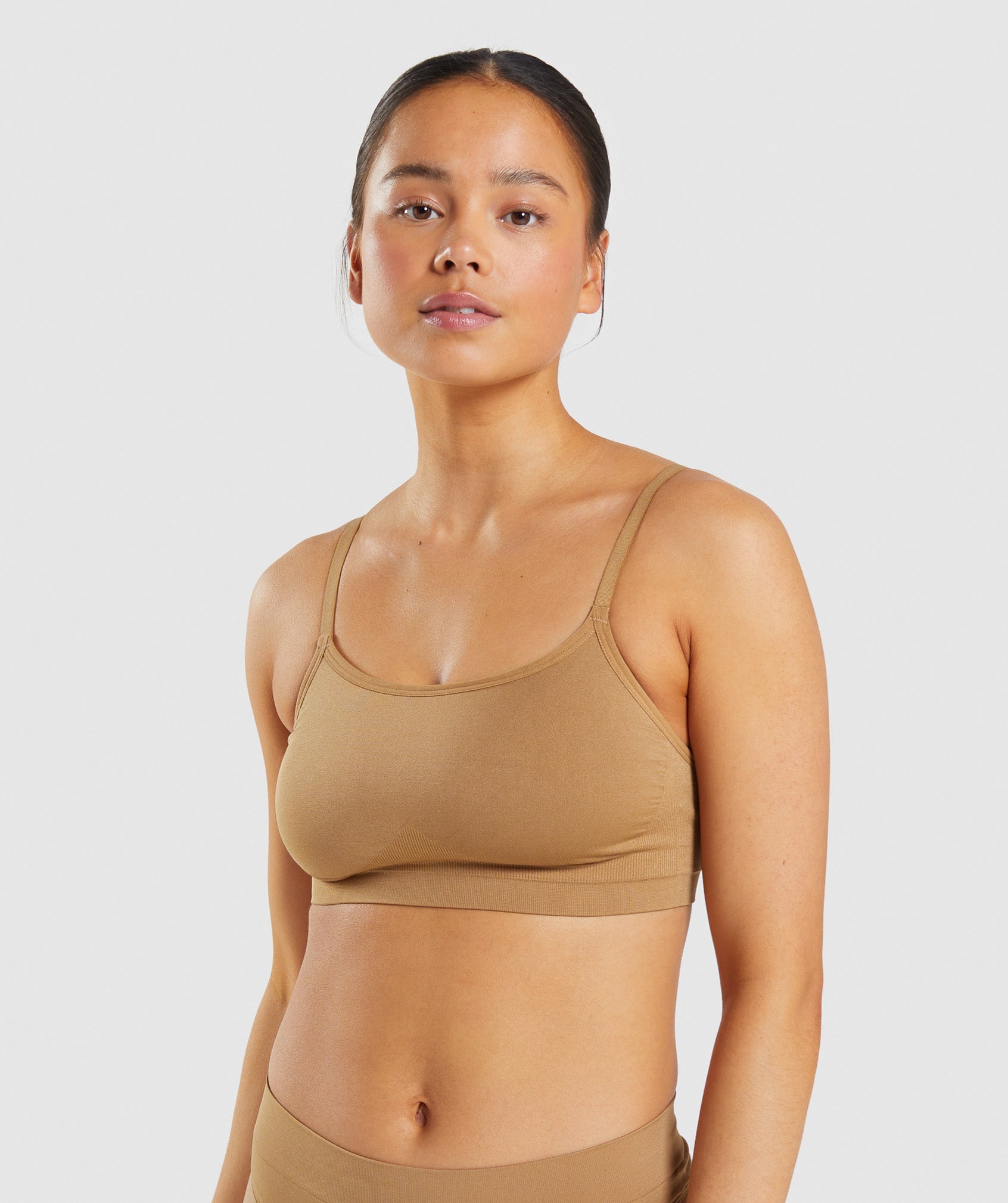 Gymshark Seamless Scoop Neck Bralette - Golden