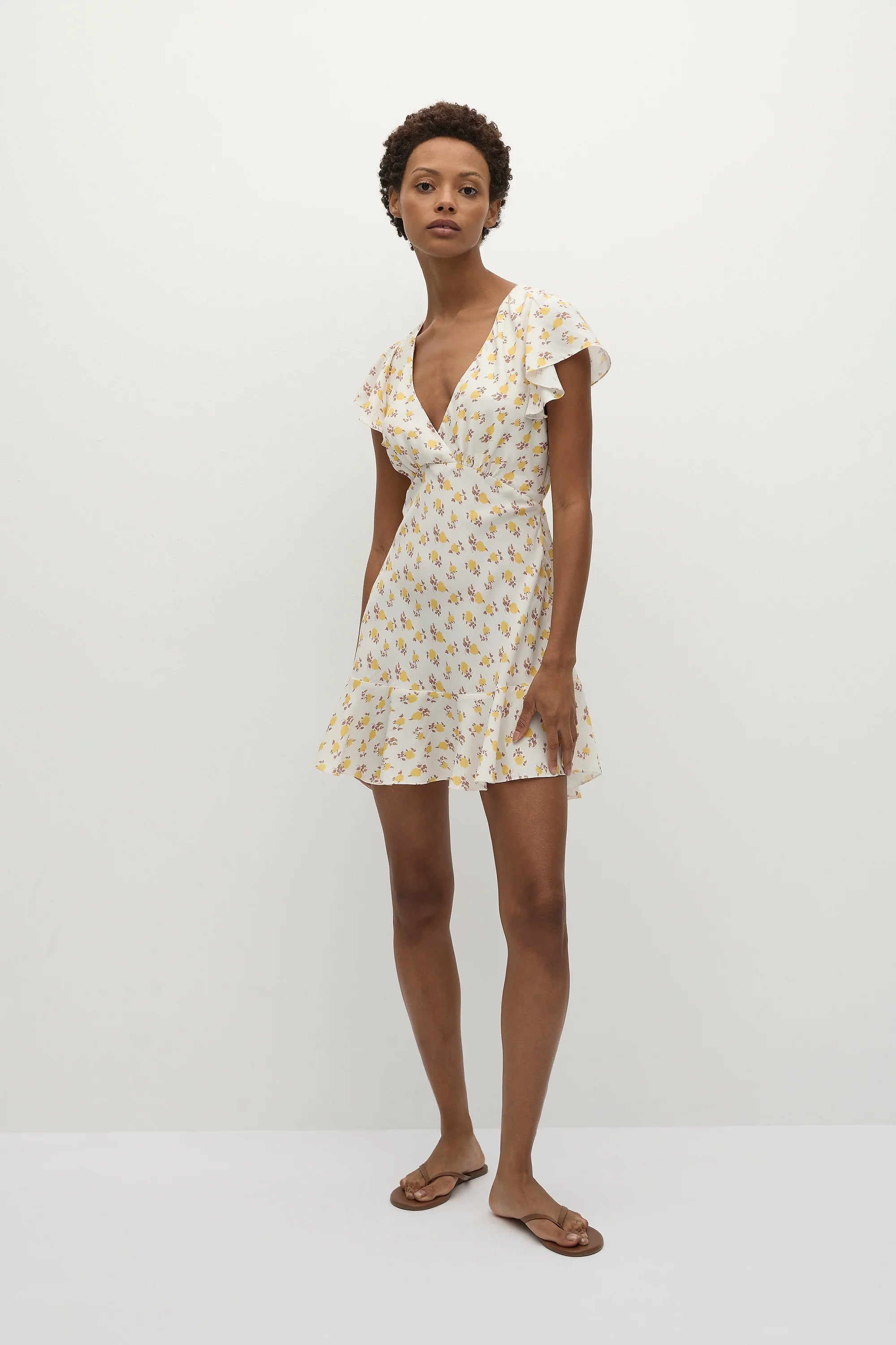 Alba Mini Dress Hazy Rose Canary - Final Sale