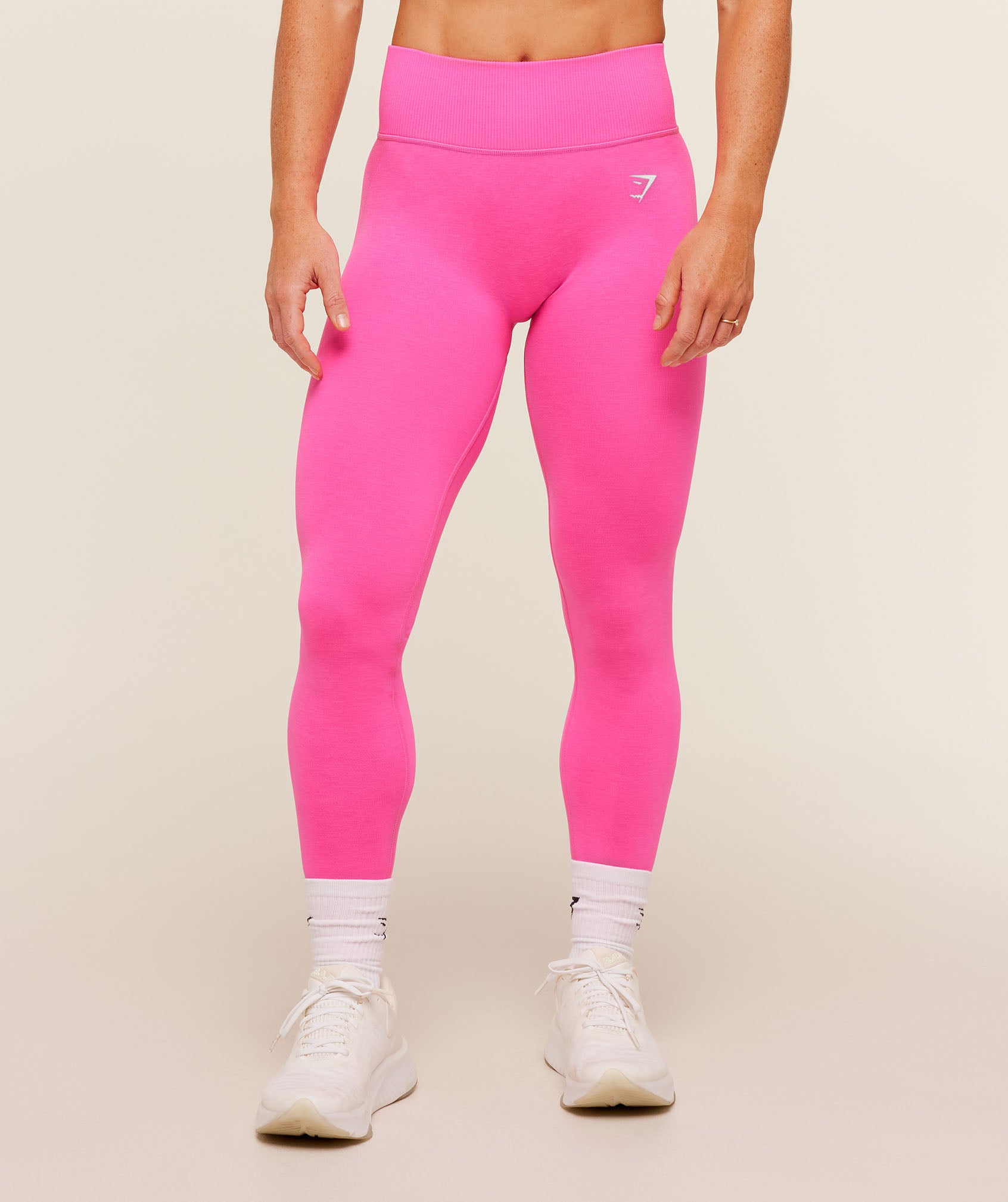 Gymshark Relay Seamless High-Rise Leggings - Electric Pink