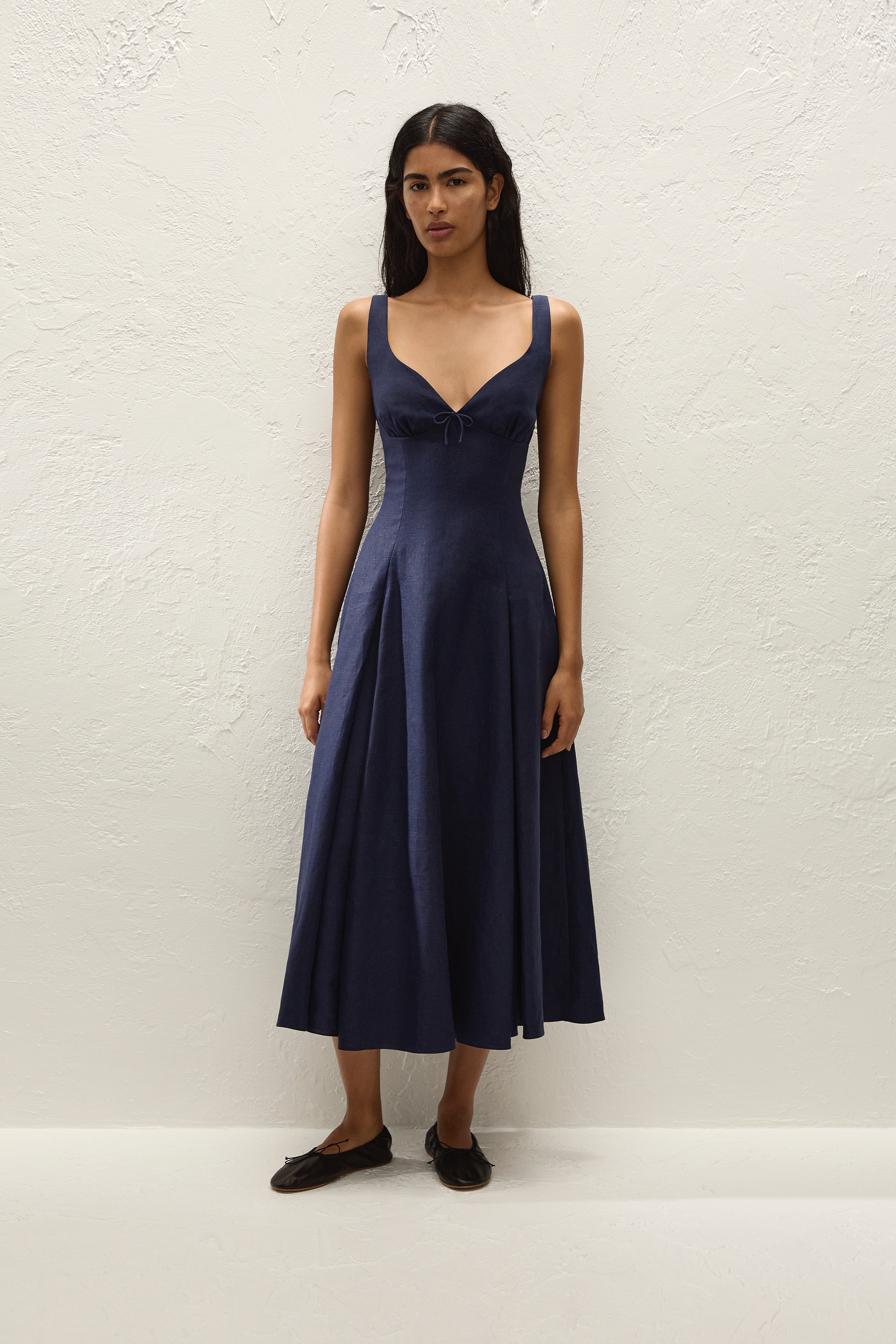 Adalee Midi Dress Navy