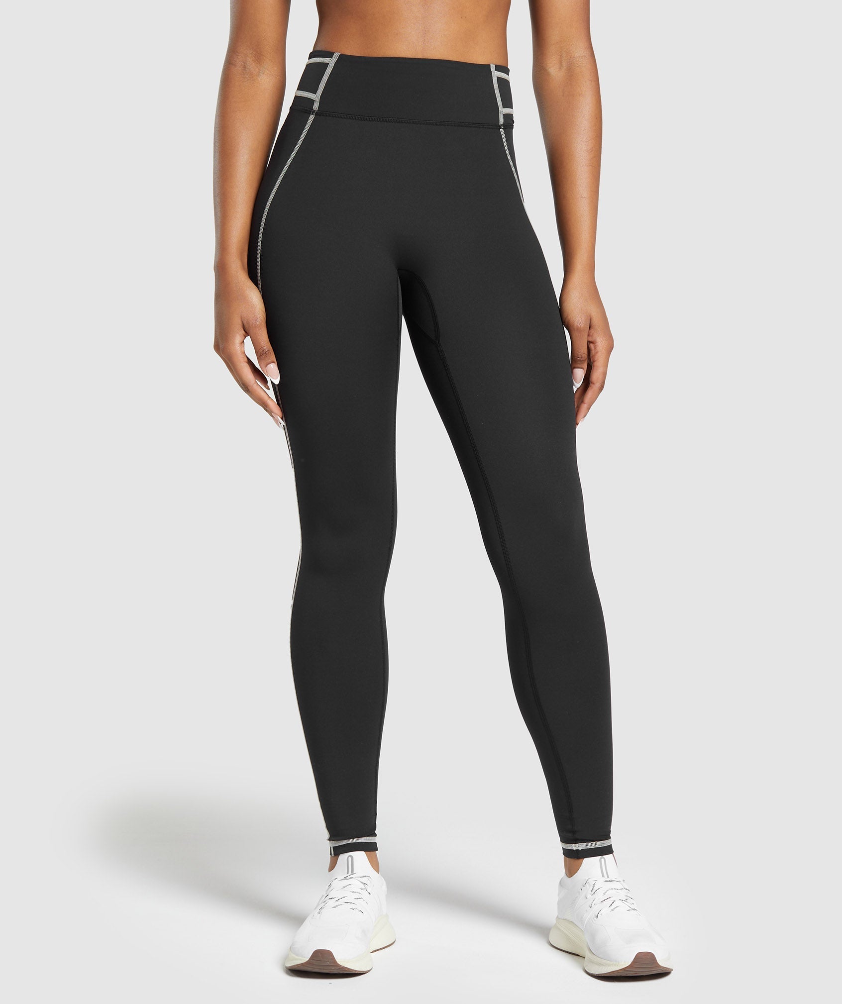 Gymshark Stitch Feature Leggings - Black